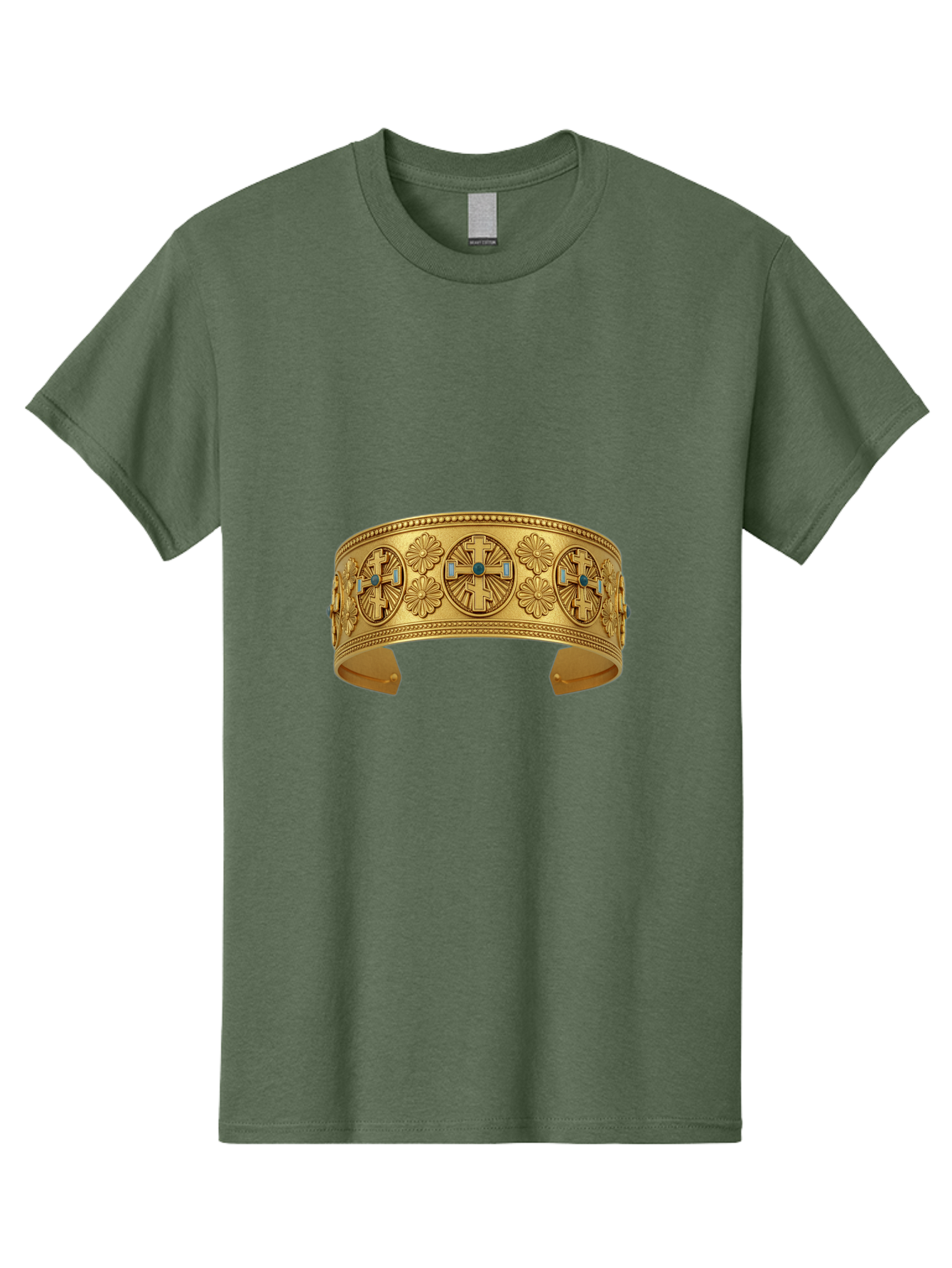Native-American-Gold-Cuff Men'S Graphic Tee, 100% Cotton, Comfortable Casual Summer Wear, Machine Washable, Vintage Camera, Old Camera, Antique Camera, Black Camera, Classic Photography, Photography Equipment, Nostalgic Device, Film Camera, Bag850
