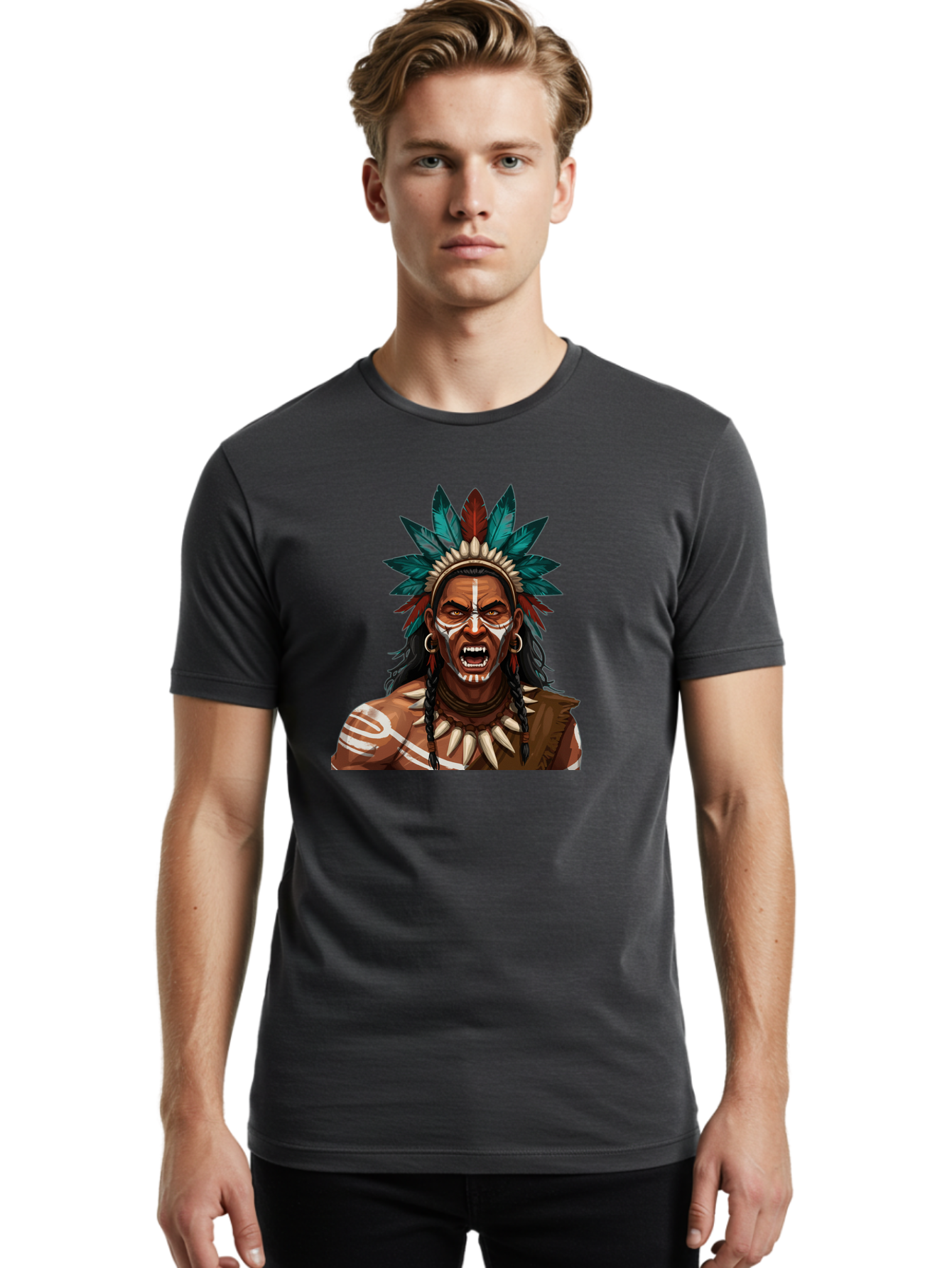 Native-Warrior Men'S Graphic Tee, 100% Cotton, Comfortable Casual Summer Wear, Machine Washable, Vintage Camera, Old Camera, Antique Camera, Black Camera, Classic Photography, Photography Equipment, Nostalgic Device, Film Camera, Camera Art Bag853