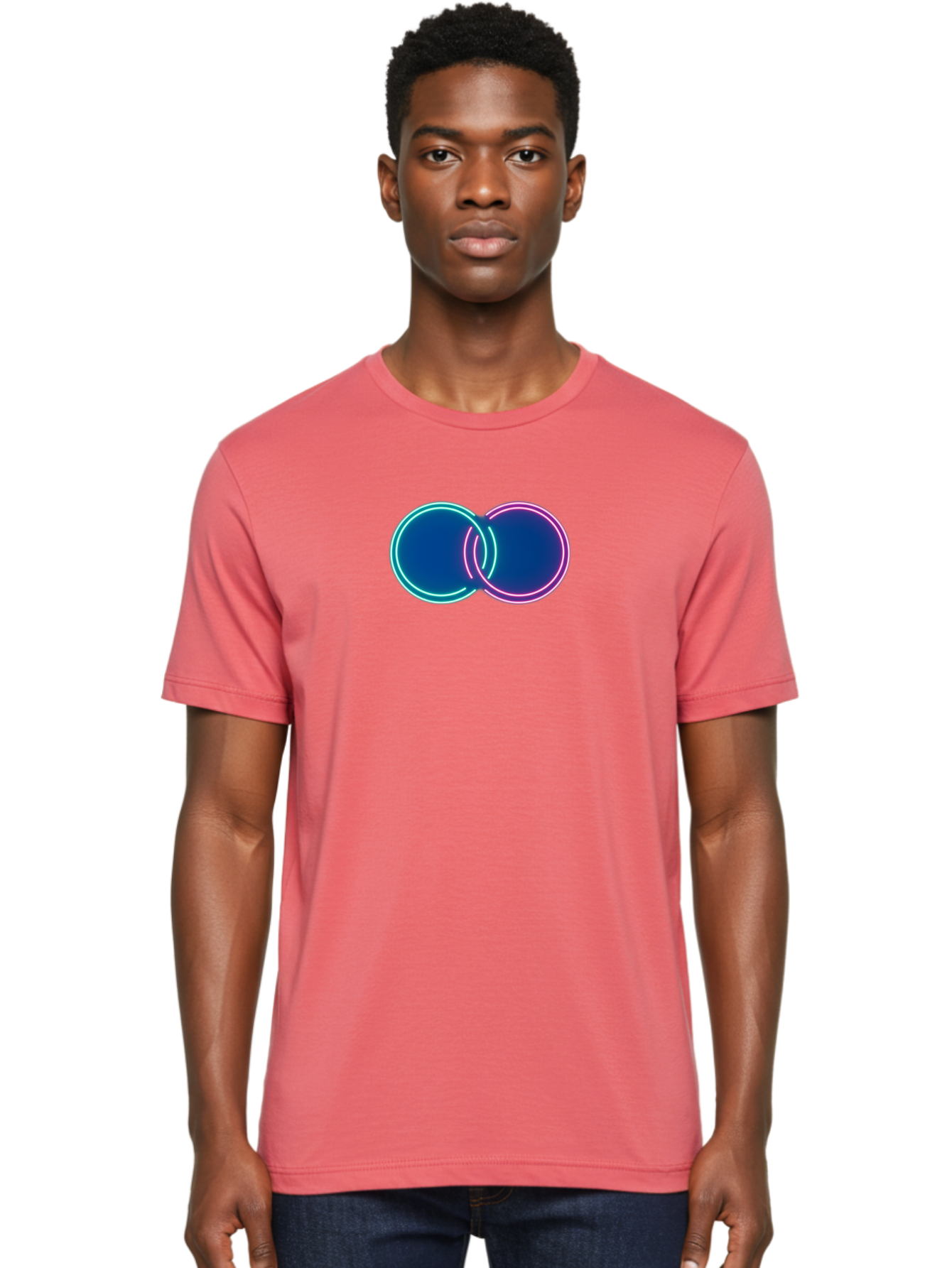 Neon-Circles Men'S Graphic Tee, 100% Cotton, Comfortable Casual Summer Wear, Machine Washable, Vintage Camera, Old Camera, Antique Camera, Black Camera, Classic Photography, Photography Equipment, Nostalgic Device, Film Camera, Camera Art Bag855