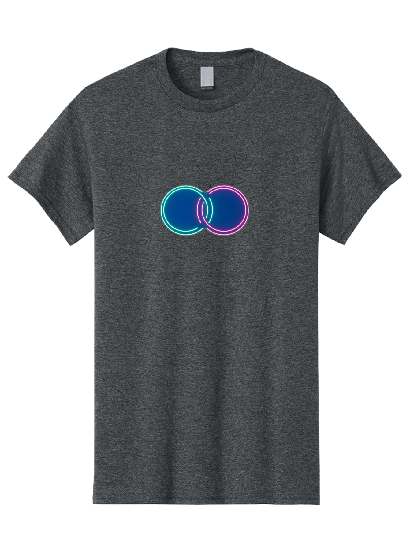 Neon-Circles Men'S Graphic Tee, 100% Cotton, Comfortable Casual Summer Wear, Machine Washable, Vintage Camera, Old Camera, Antique Camera, Black Camera, Classic Photography, Photography Equipment, Nostalgic Device, Film Camera, Camera Art Bag855