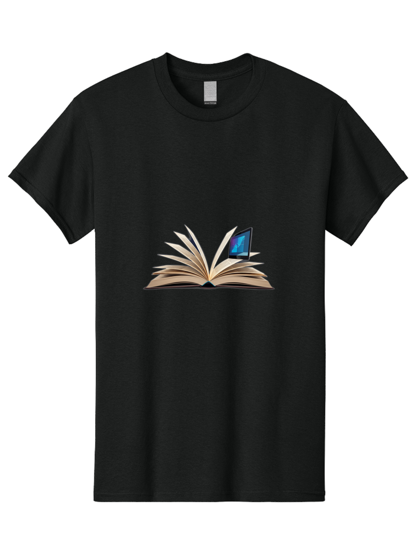 Open-Book-Laptop Men'S Graphic Tee, 100% Cotton, Comfortable Casual Summer Wear, Machine Washable, Vintage Camera, Old Camera, Antique Camera, Black Camera, Classic Photography, Photography Equipment, Nostalgic Device, Film Camera, Camera Art Bag880