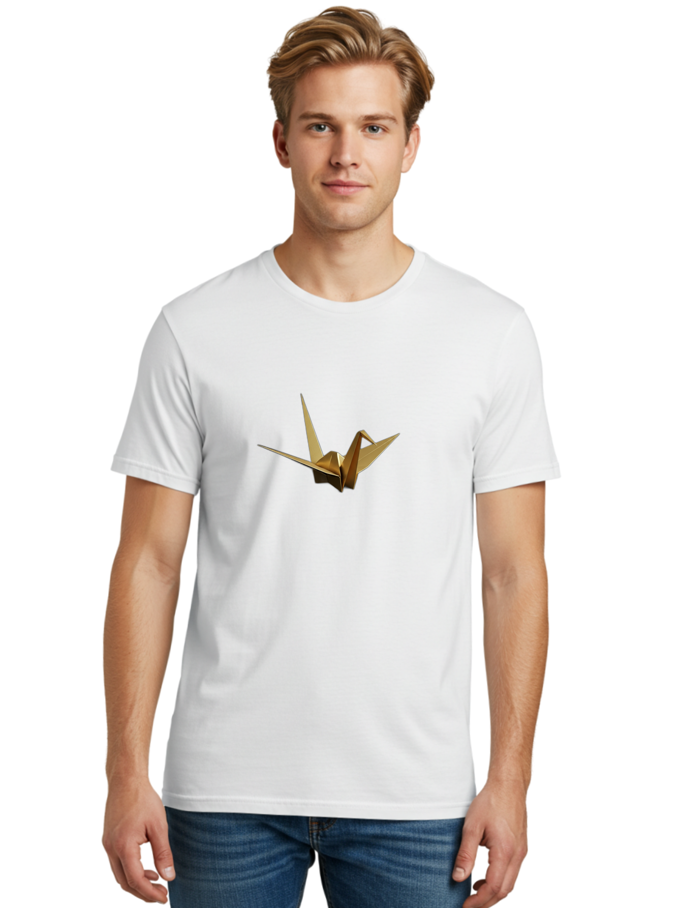 Origami-Crane Men'S Graphic Tee, 100% Cotton, Comfortable Casual Summer Wear, Machine Washable, Vintage Camera, Old Camera, Antique Camera, Black Camera, Classic Photography, Photography Equipment, Nostalgic Device, Film Camera, Camera Art Bag887