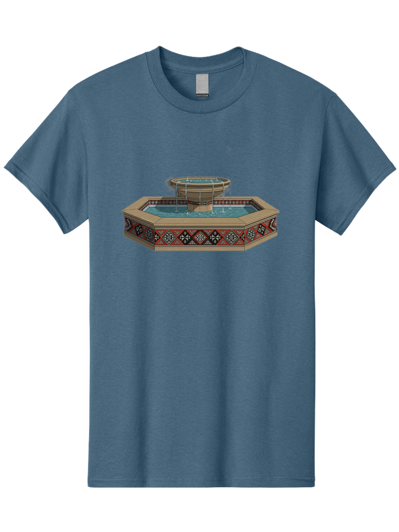 Ornamental-Fountain Men'S Graphic Tee, 100% Cotton, Comfortable Casual Summer Wear, Machine Washable, Vintage Camera, Old Camera, Antique Camera, Black Camera, Classic Photography, Photography Equipment, Nostalgic Device, Film Camera, Bag890