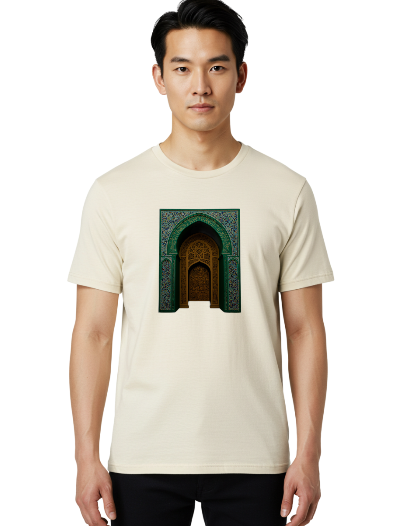 Ornate-Archway-1 Men'S Graphic Tee, 100% Cotton, Comfortable Casual Summer Wear, Machine Washable, Vintage Camera, Old Camera, Antique Camera, Black Camera, Classic Photography, Photography Equipment, Nostalgic Device, Film Camera, Camera Art Bag892