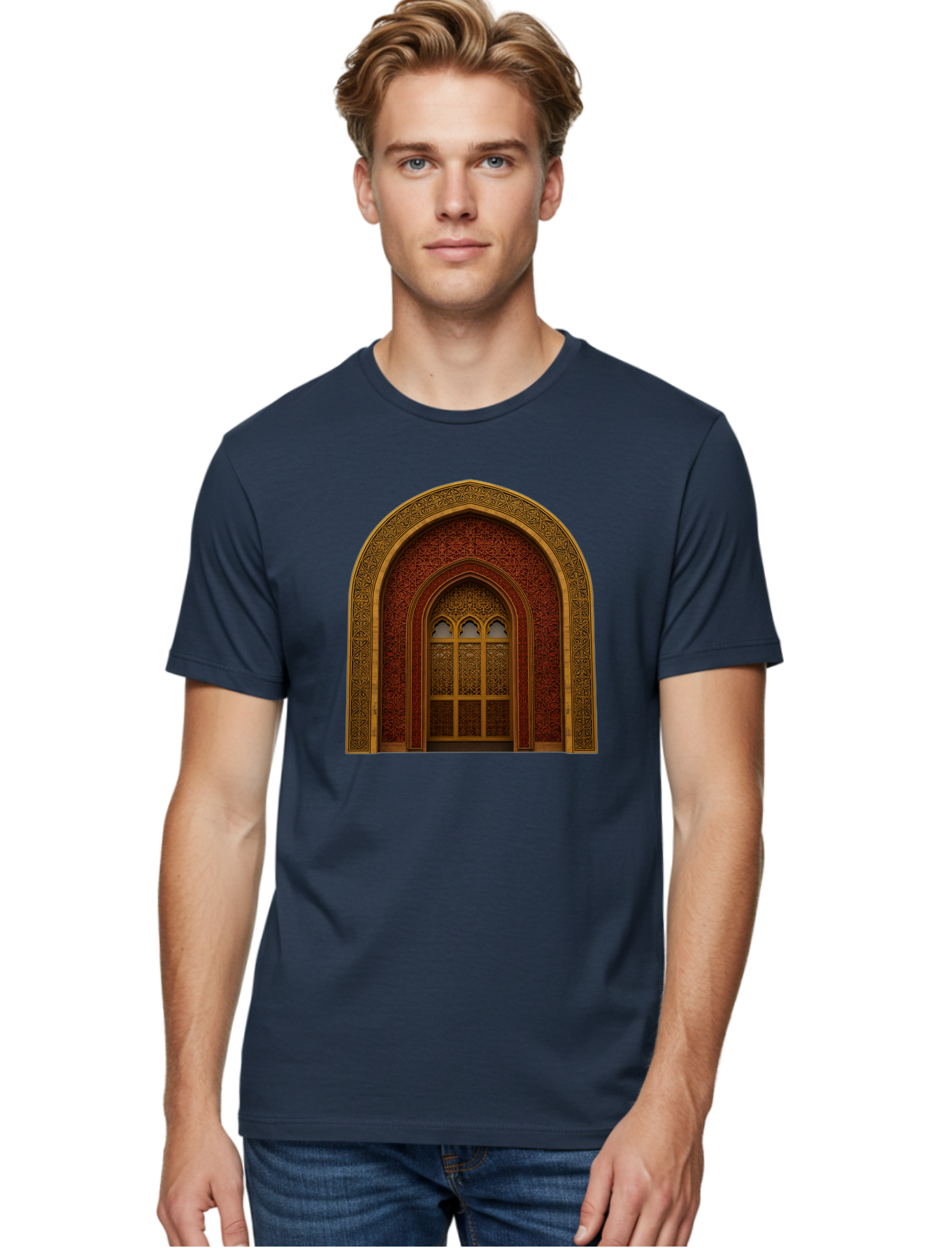 Ornate-Archway Men'S Graphic Tee, 100% Cotton, Comfortable Casual Summer Wear, Machine Washable, Vintage Camera, Old Camera, Antique Camera, Black Camera, Classic Photography, Photography Equipment, Nostalgic Device, Film Camera, Camera Art Bag894