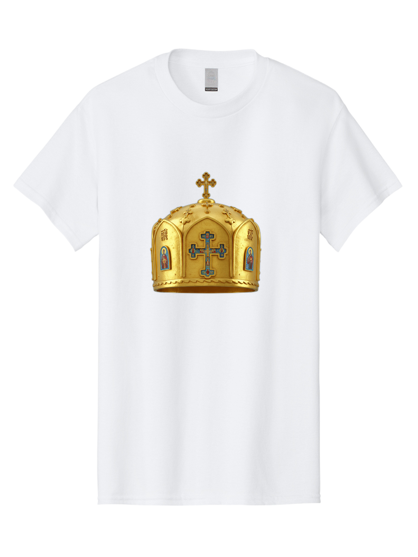 Orthodox-Crown-1 Men'S Graphic Tee, 100% Cotton, Comfortable Casual Summer Wear, Machine Washable, Vintage Camera, Old Camera, Antique Camera, Black Camera, Classic Photography, Photography Equipment, Nostalgic Device, Film Camera, Camera Art Bag904