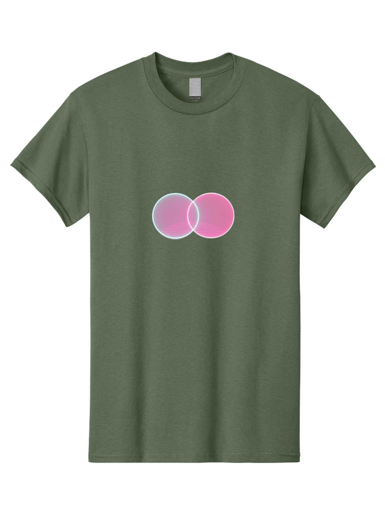 Overlapping-Circles-3 Men'S Graphic Tee, 100% Cotton, Comfortable Casual Summer Wear, Machine Washable, Vintage Camera, Old Camera, Antique Camera, Black Camera, Classic Photography, Photography Equipment, Nostalgic Device, Film Camera, Bag912