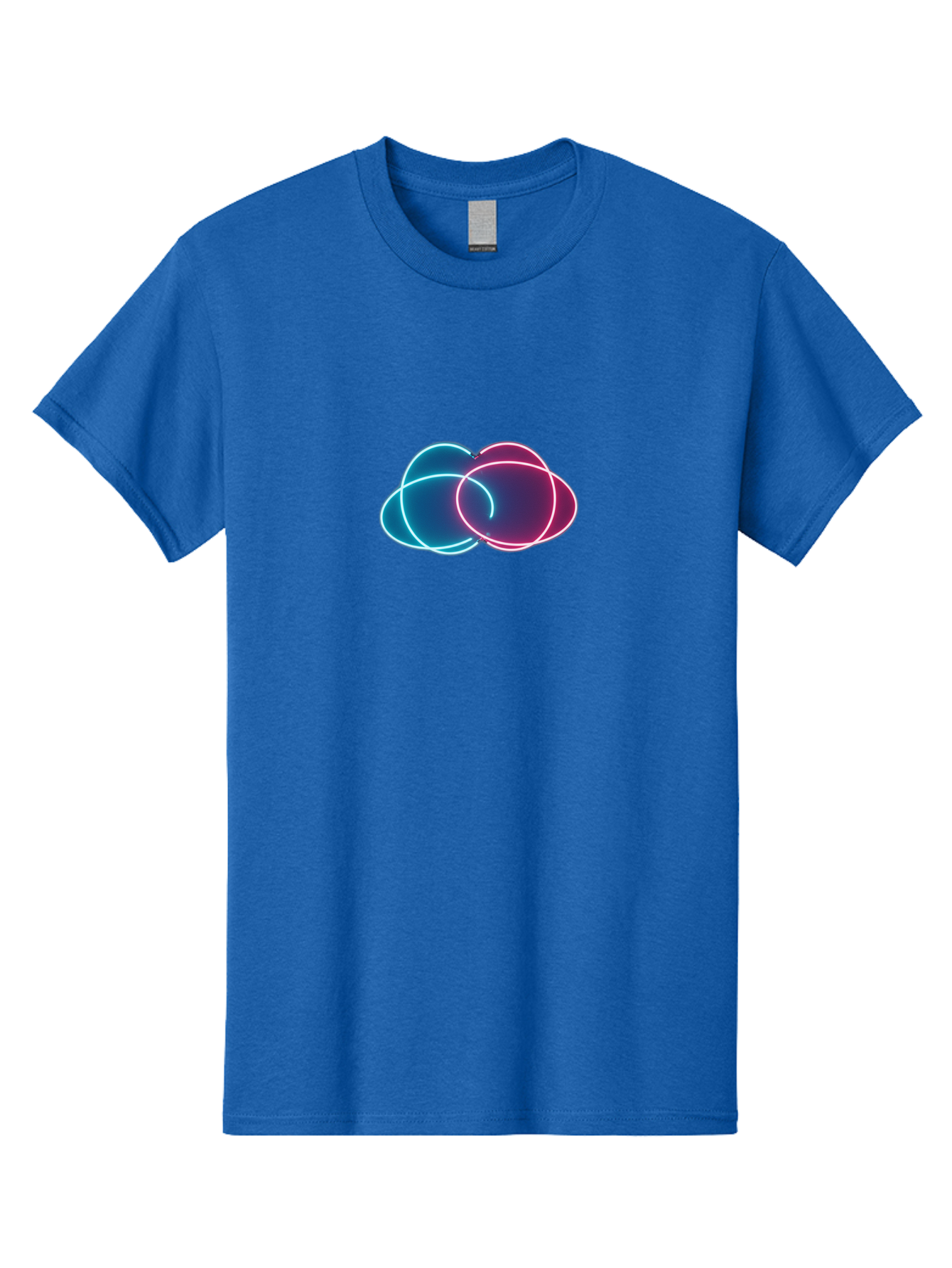 Overlapping-Neon-Circles Men'S Graphic Tee, 100% Cotton, Comfortable Casual Summer Wear, Machine Washable, Vintage Camera, Old Camera, Antique Camera, Black Camera, Classic Photography, Photography Equipment, Nostalgic Device, Film Camera, Bag917