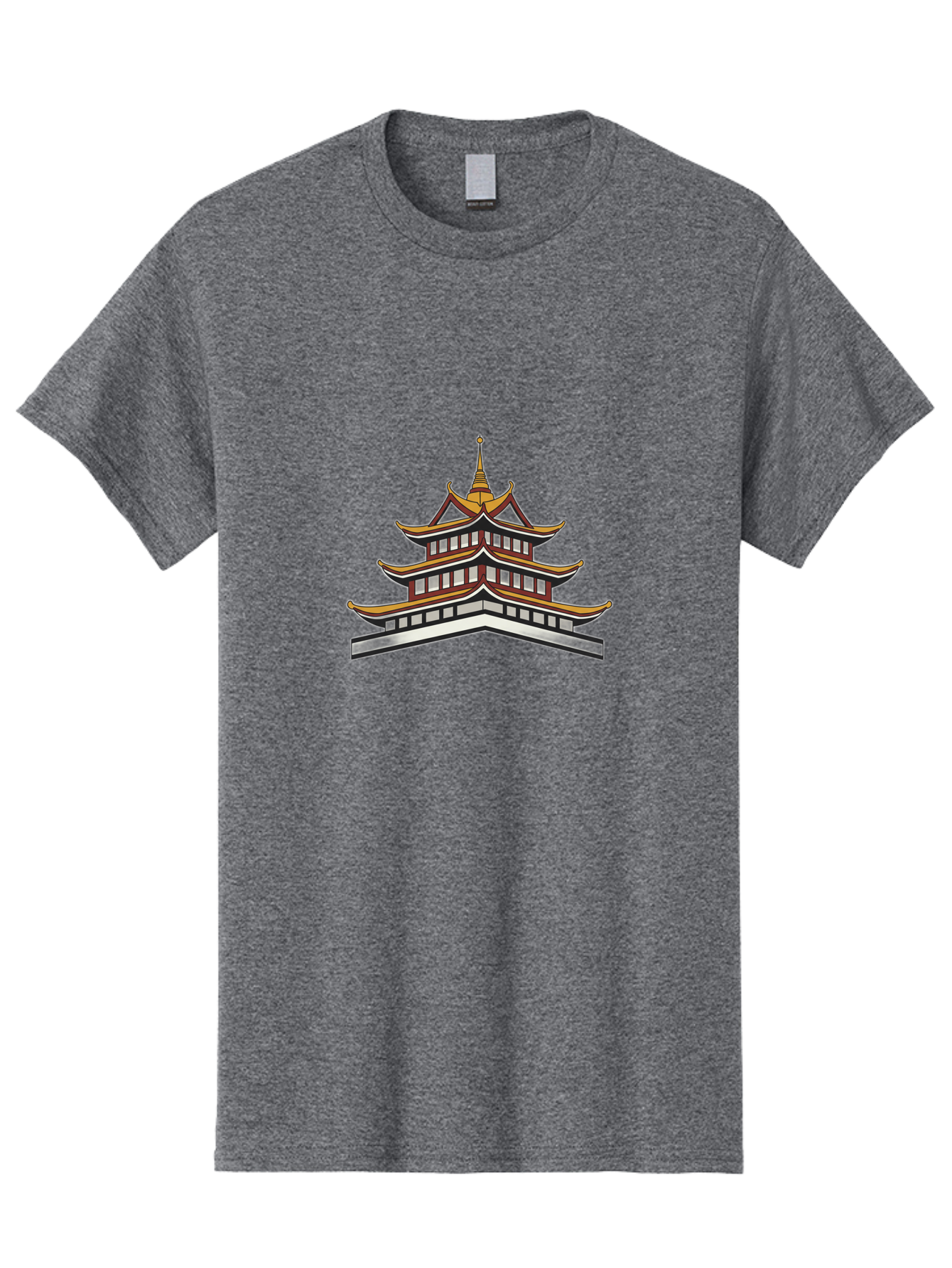 Pagoda-1 Men'S Graphic Tee, 100% Cotton, Comfortable Casual Summer Wear, Machine Washable, Vintage Camera, Old Camera, Antique Camera, Black Camera, Classic Photography, Photography Equipment, Nostalgic Device, Film Camera, Camera Art Bag919