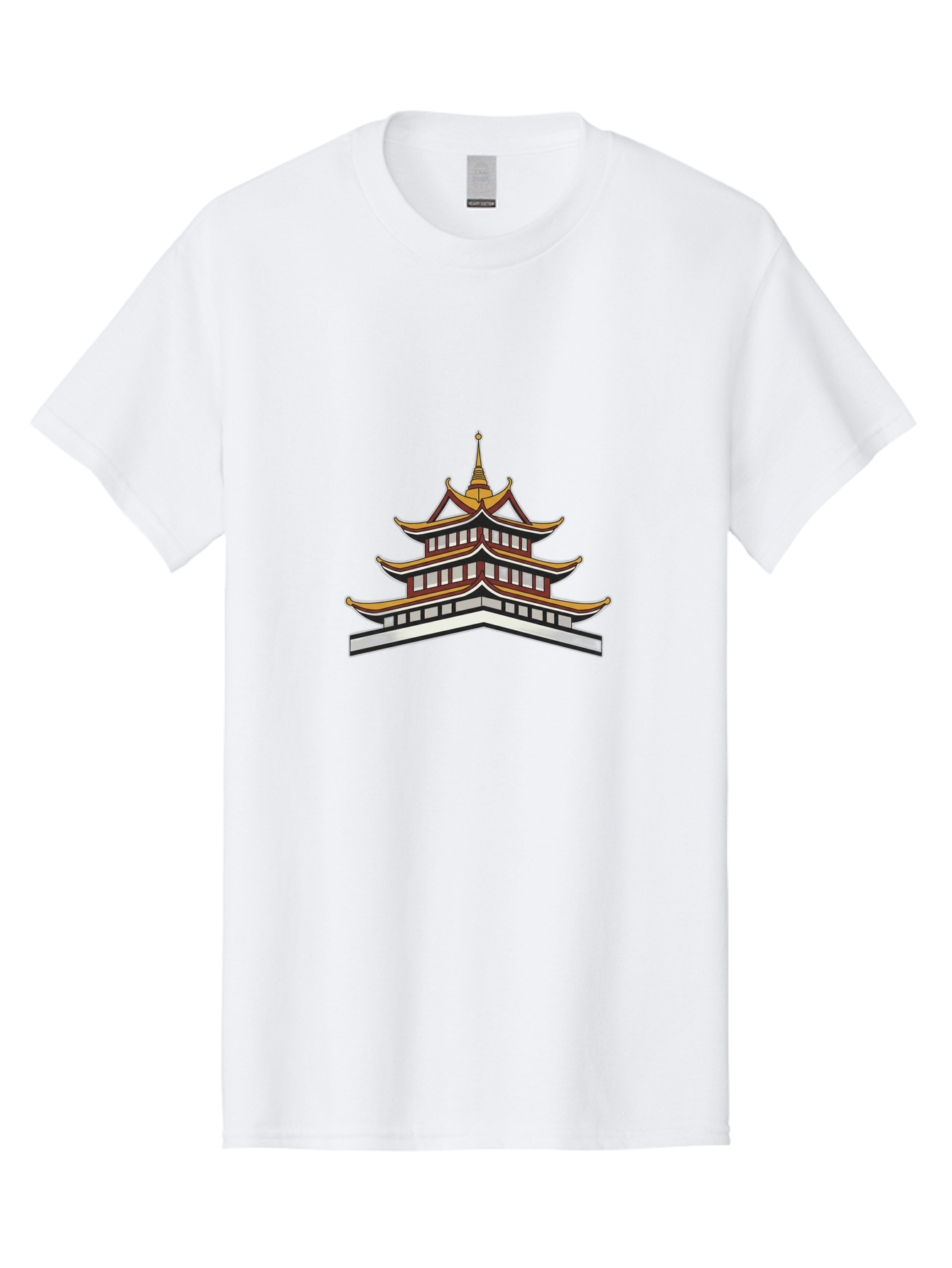 Pagoda-1 Men'S Graphic Tee, 100% Cotton, Comfortable Casual Summer Wear, Machine Washable, Vintage Camera, Old Camera, Antique Camera, Black Camera, Classic Photography, Photography Equipment, Nostalgic Device, Film Camera, Camera Art Bag919