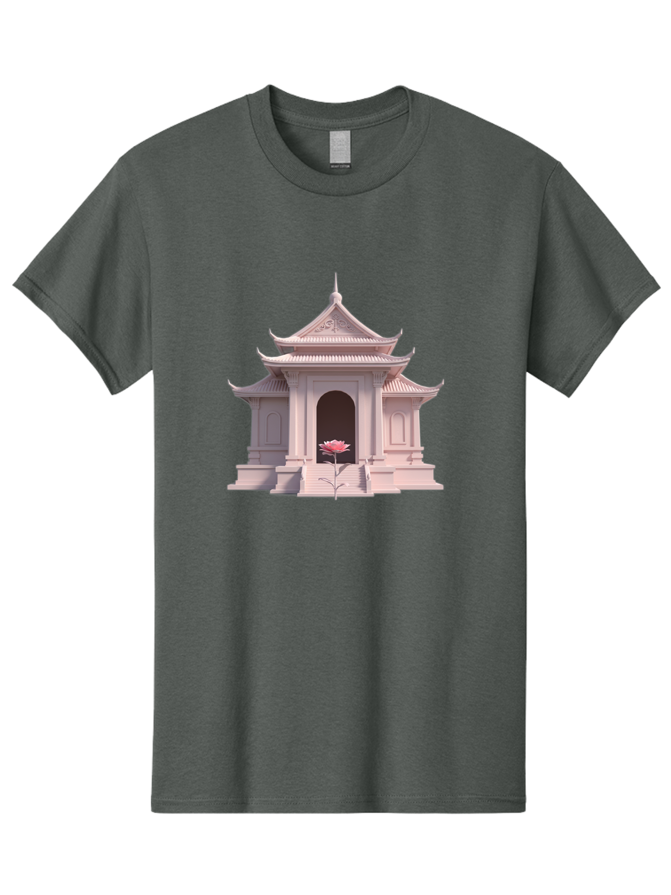 Pagoda-Temple Men'S Graphic Tee, 100% Cotton, Comfortable Casual Summer Wear, Machine Washable, Vintage Camera, Old Camera, Antique Camera, Black Camera, Classic Photography, Photography Equipment, Nostalgic Device, Film Camera, Camera Art Bag922