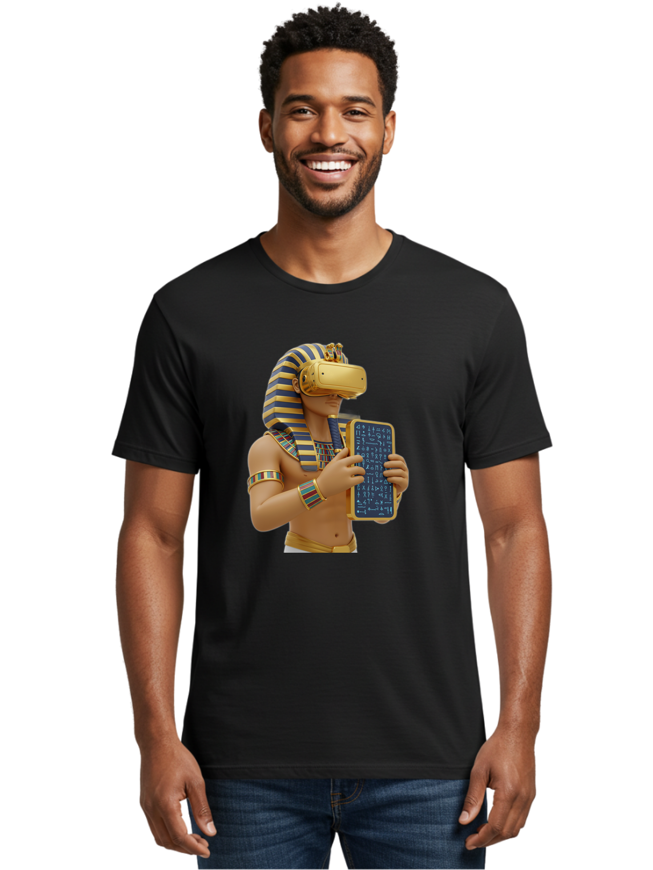 Pharaoh-Vr Men'S Graphic Tee, 100% Cotton, Comfortable Casual Summer Wear, Machine Washable, Vintage Camera, Old Camera, Antique Camera, Black Camera, Classic Photography, Photography Equipment, Nostalgic Device, Film Camera, Camera Art Bag946