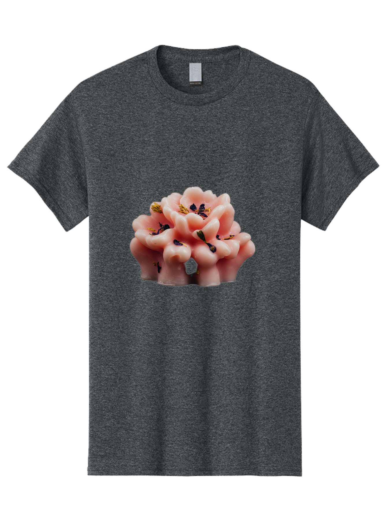 Pink-Flower-Shaped-Candle Men'S Graphic Tee, 100% Cotton, Comfortable Casual Summer Wear, Machine Washable, Vintage Camera, Old Camera, Antique Camera, Black Camera, Classic Photography, Photography Equipment, Nostalgic Device, Film Camera, Bag956