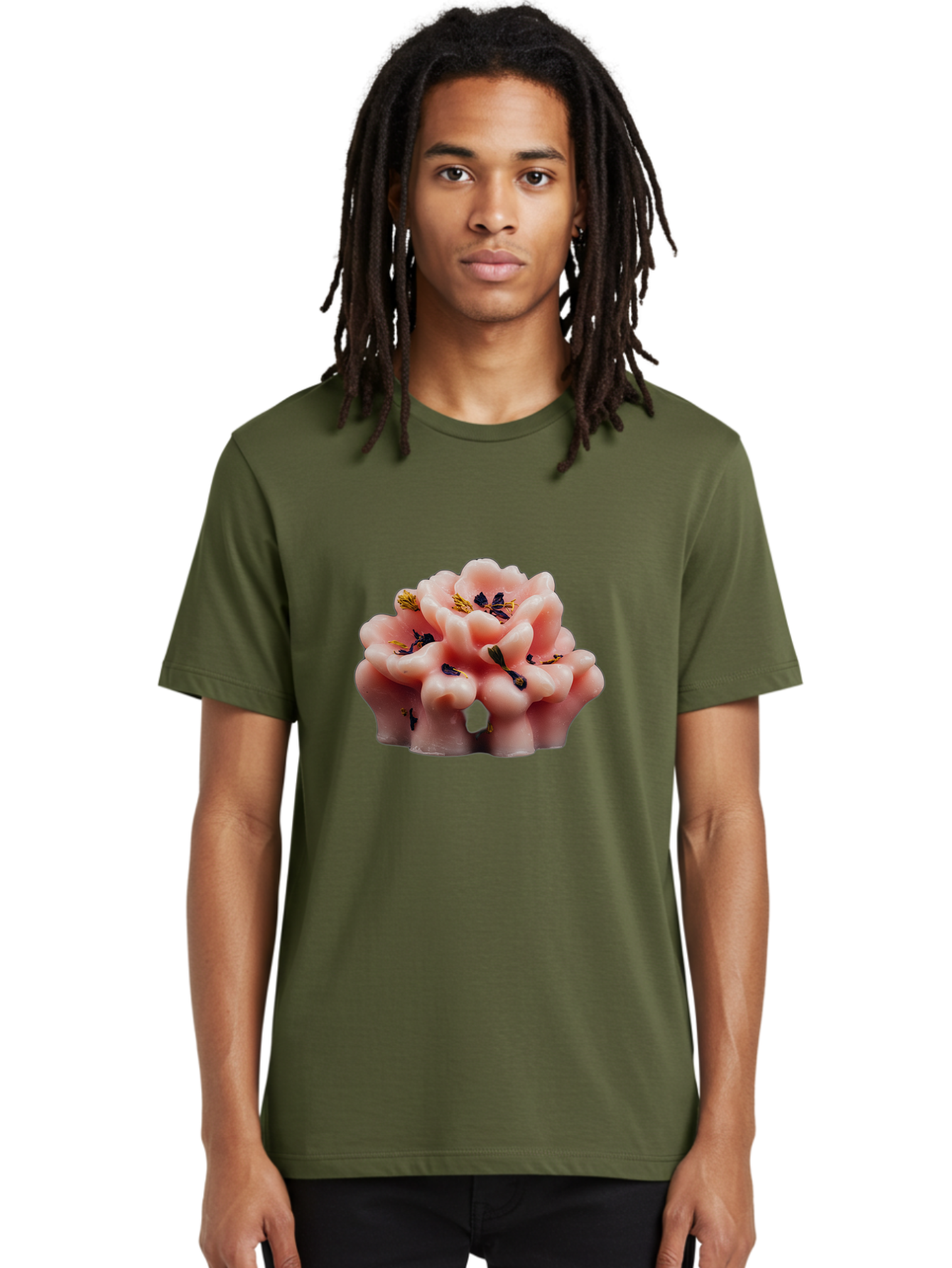 Pink-Flower-Shaped-Candle Men'S Graphic Tee, 100% Cotton, Comfortable Casual Summer Wear, Machine Washable, Vintage Camera, Old Camera, Antique Camera, Black Camera, Classic Photography, Photography Equipment, Nostalgic Device, Film Camera, Bag956