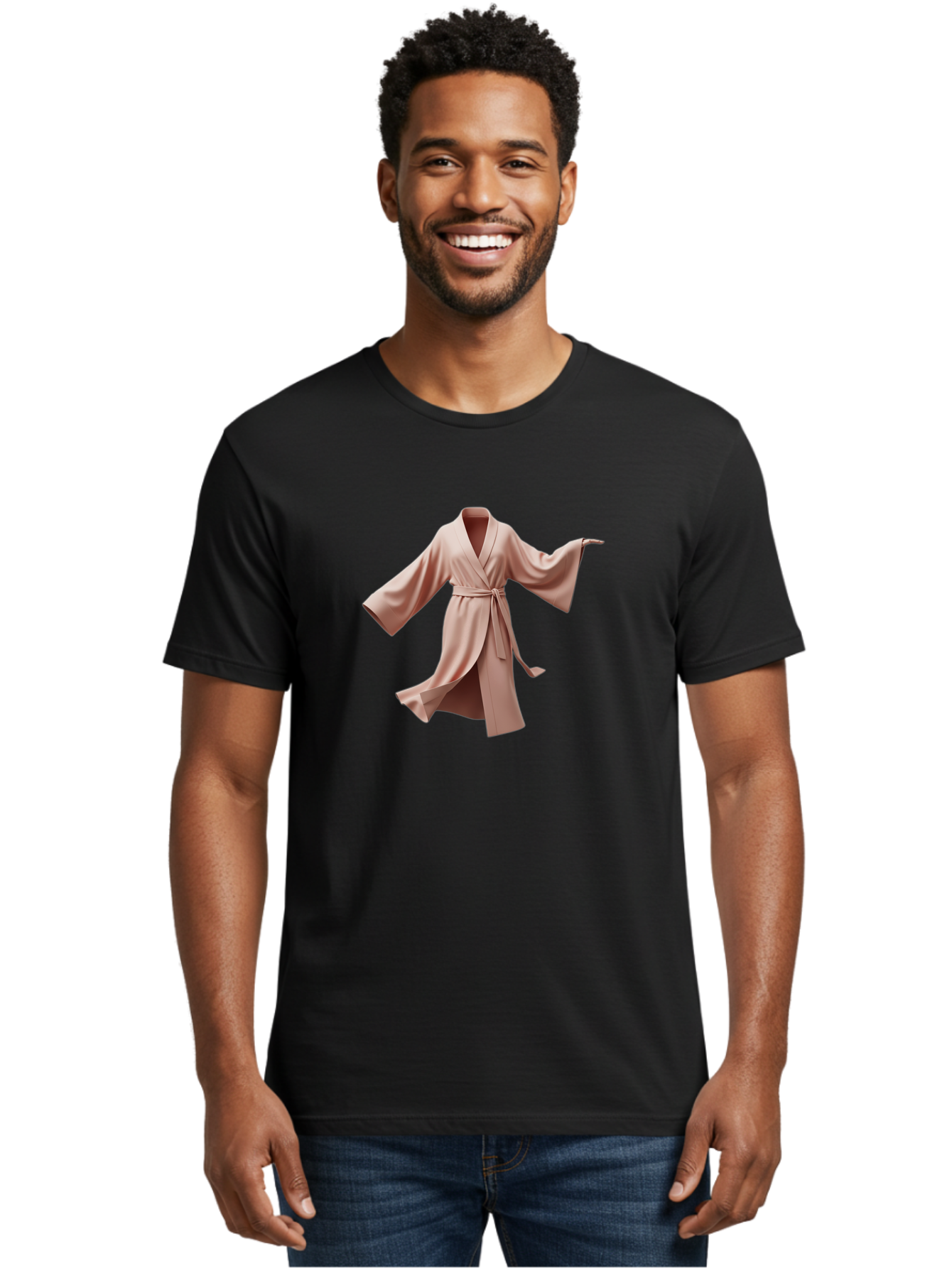Pink-Robe-4 Men'S Graphic Tee, 100% Cotton, Comfortable Casual Summer Wear, Machine Washable, Vintage Camera, Old Camera, Antique Camera, Black Camera, Classic Photography, Photography Equipment, Nostalgic Device, Film Camera, Camera Art Bag964