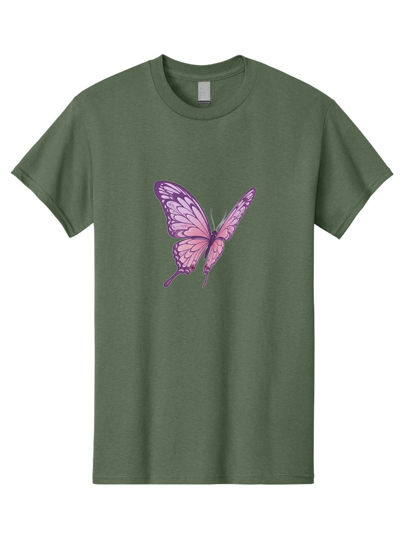 Purple-Butterfly Men'S Graphic Tee, 100% Cotton, Comfortable Casual Summer Wear, Machine Washable, Vintage Camera, Old Camera, Antique Camera, Black Camera, Classic Photography, Photography Equipment, Nostalgic Device, Film Camera, Camera Art Bag984