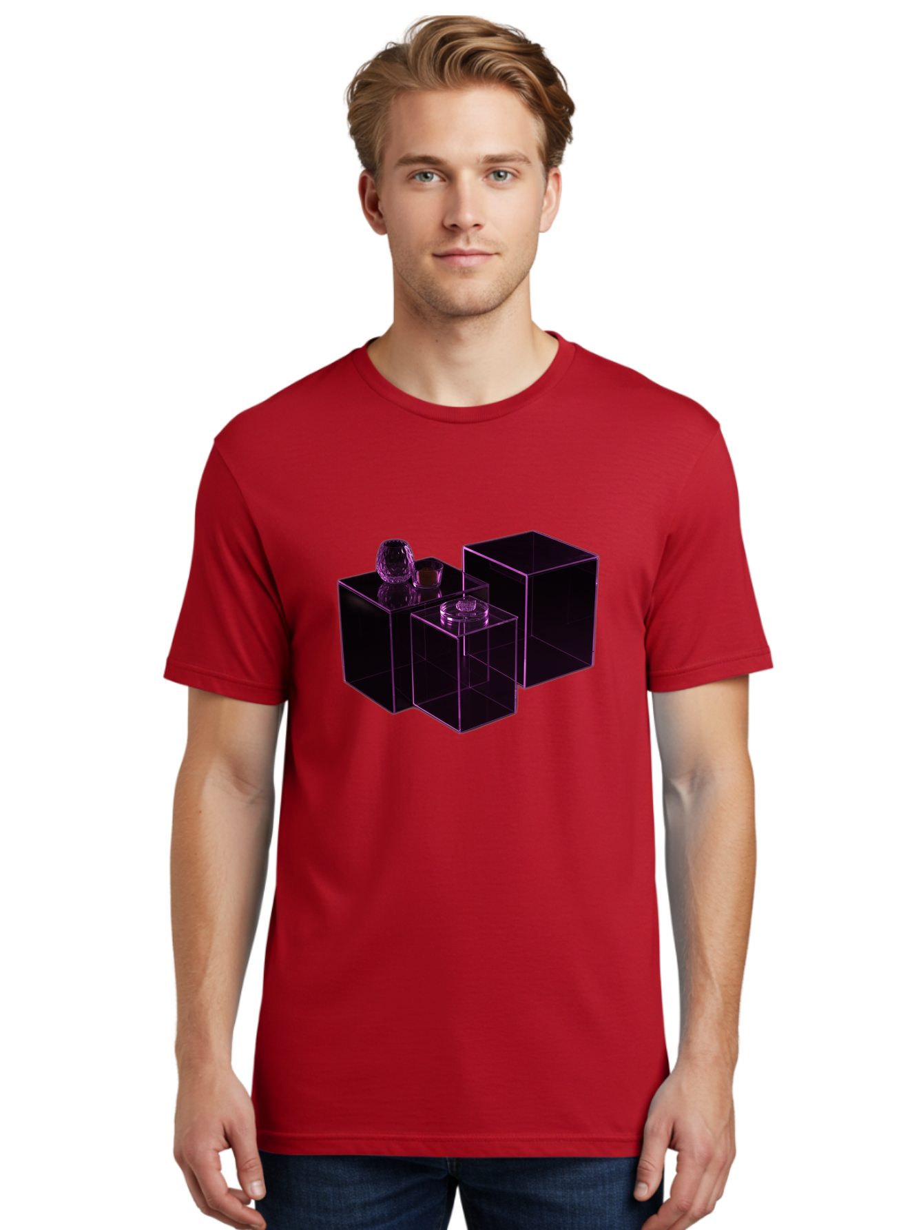 Purple-Glass-Boxes Men'S Graphic Tee, 100% Cotton, Comfortable Casual Summer Wear, Machine Washable, Vintage Camera, Old Camera, Antique Camera, Black Camera, Classic Photography, Photography Equipment, Nostalgic Device, Film Camera, Bag989