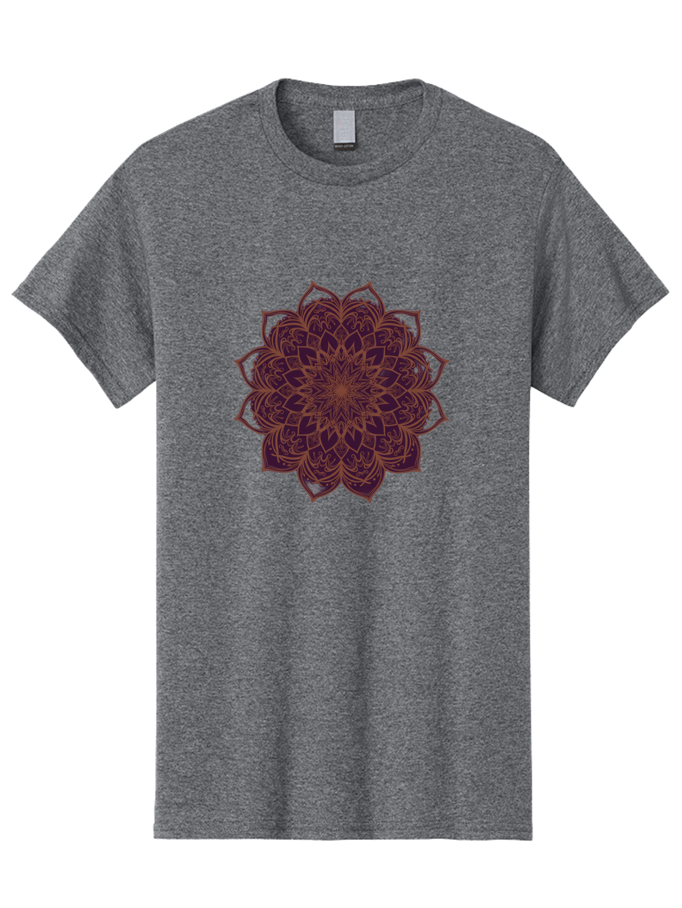 Purple-Mandala Men'S Graphic Tee, 100% Cotton, Comfortable Casual Summer Wear, Machine Washable, Vintage Camera, Old Camera, Antique Camera, Black Camera, Classic Photography, Photography Equipment, Nostalgic Device, Film Camera, Camera Art Bag992