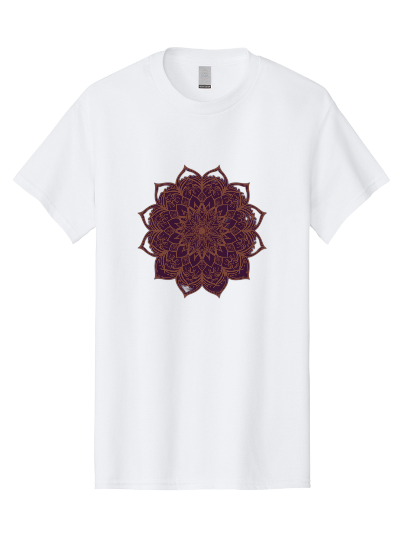Purple-Mandala Men'S Graphic Tee, 100% Cotton, Comfortable Casual Summer Wear, Machine Washable, Vintage Camera, Old Camera, Antique Camera, Black Camera, Classic Photography, Photography Equipment, Nostalgic Device, Film Camera, Camera Art Bag992