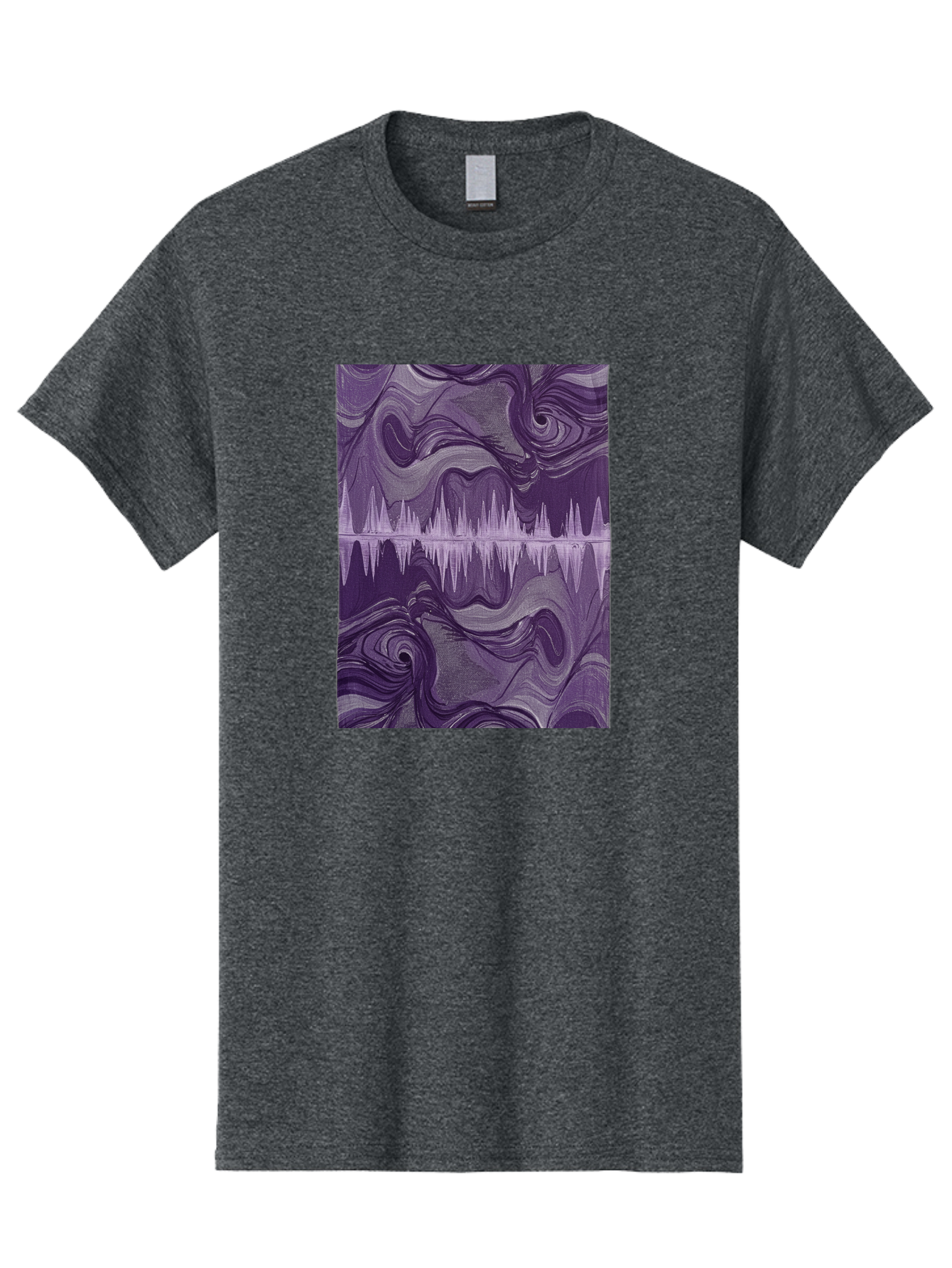 Purple-Sound-Wave Men'S Graphic Tee, 100% Cotton, Comfortable Casual Summer Wear, Machine Washable, Vintage Camera, Old Camera, Antique Camera, Black Camera, Classic Photography, Photography Equipment, Nostalgic Device, Film Camera, Camera Art Bag996