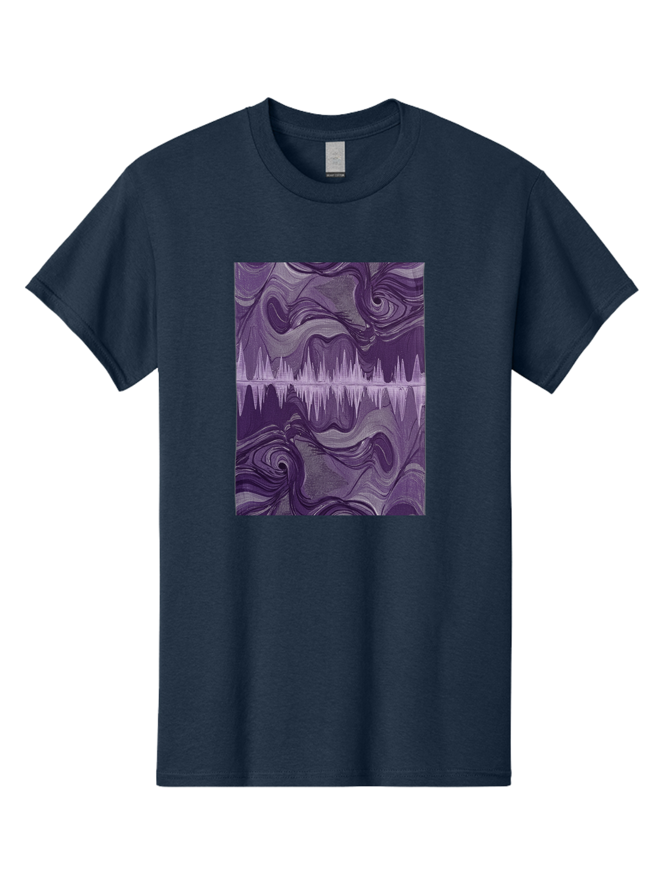 Purple-Sound-Wave Men'S Graphic Tee, 100% Cotton, Comfortable Casual Summer Wear, Machine Washable, Vintage Camera, Old Camera, Antique Camera, Black Camera, Classic Photography, Photography Equipment, Nostalgic Device, Film Camera, Camera Art Bag996