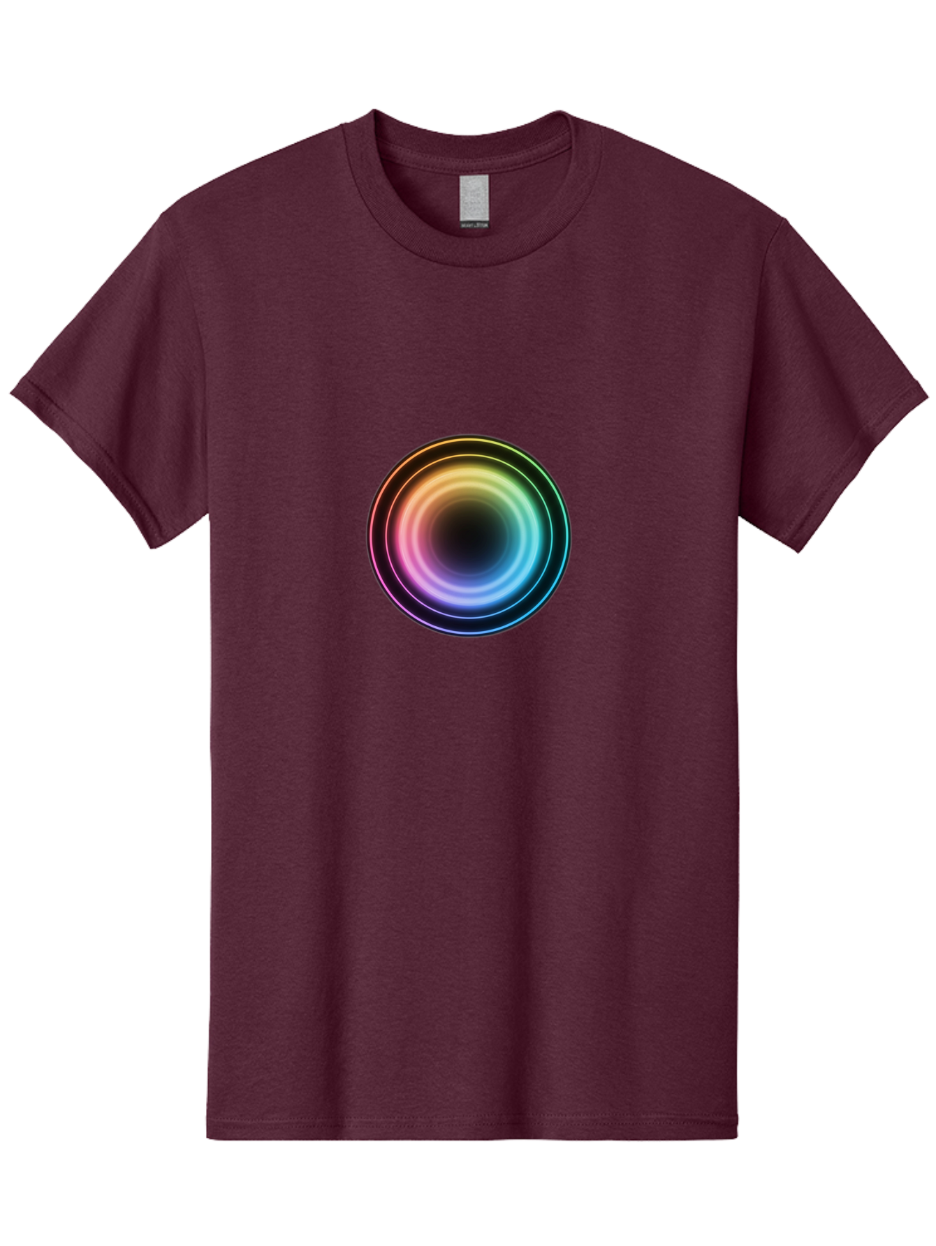 Rainbow-Circle Men'S Graphic Tee, 100% Cotton, Comfortable Casual Summer Wear, Machine Washable, Vintage Camera, Old Camera, Antique Camera, Black Camera, Classic Photography, Photography Equipment, Nostalgic Device, Film Camera, Camera Art Bah005