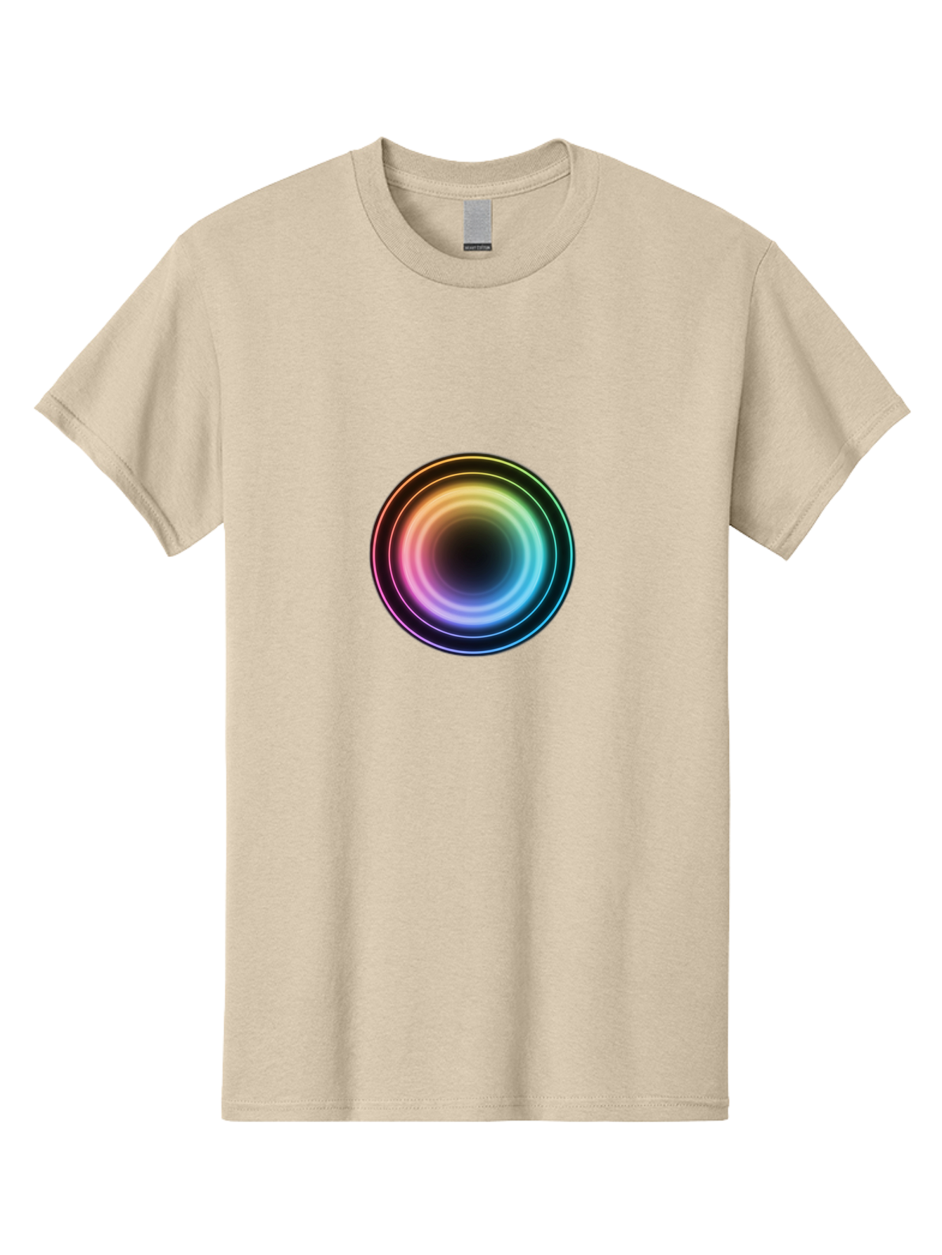 Rainbow-Circle Men'S Graphic Tee, 100% Cotton, Comfortable Casual Summer Wear, Machine Washable, Vintage Camera, Old Camera, Antique Camera, Black Camera, Classic Photography, Photography Equipment, Nostalgic Device, Film Camera, Camera Art Bah005