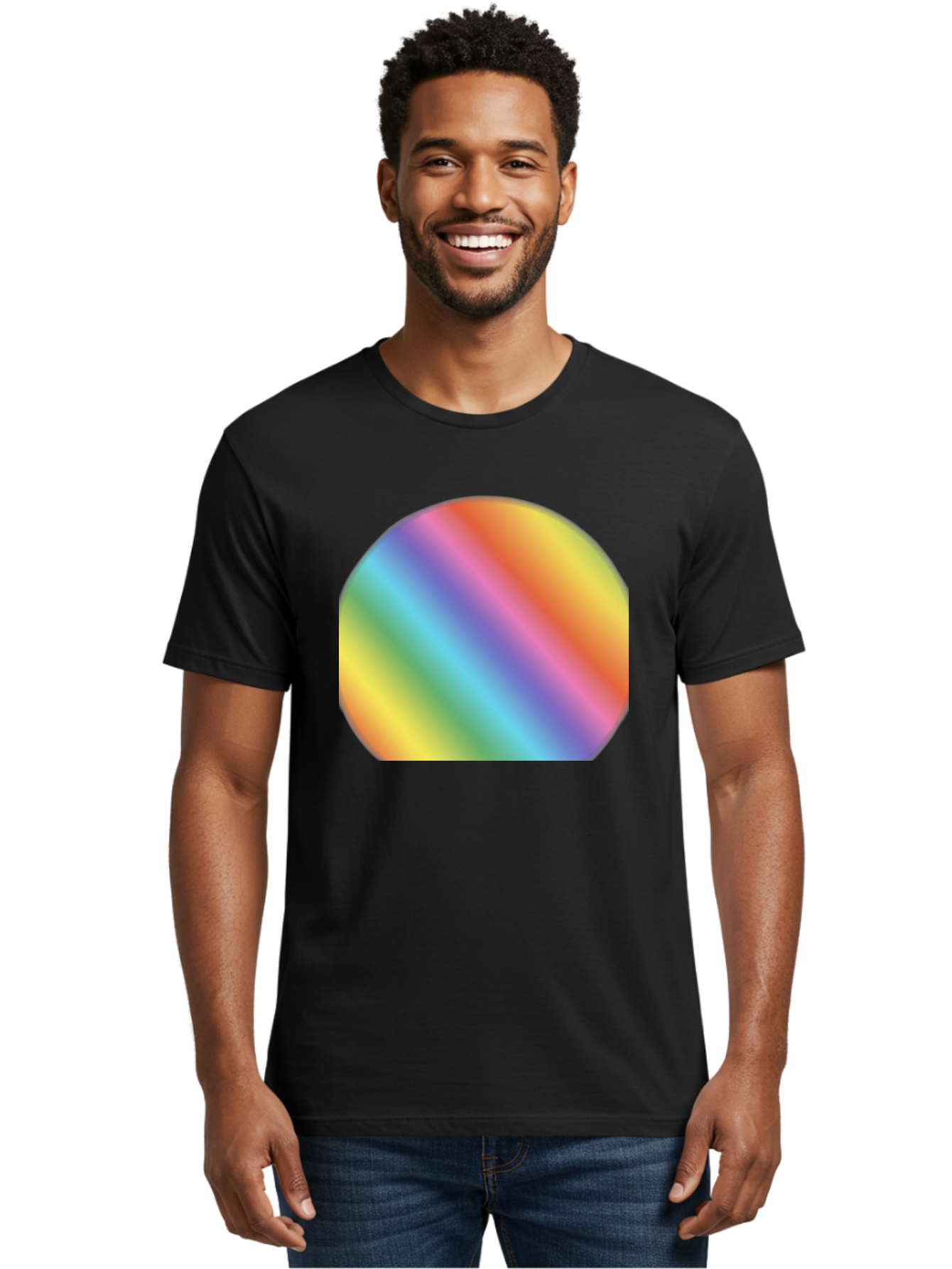 Rainbow-Orb Men'S Graphic Tee, 100% Cotton, Comfortable Casual Summer Wear, Machine Washable, Vintage Camera, Old Camera, Antique Camera, Black Camera, Classic Photography, Photography Equipment, Nostalgic Device, Film Camera, Camera Art Bah006