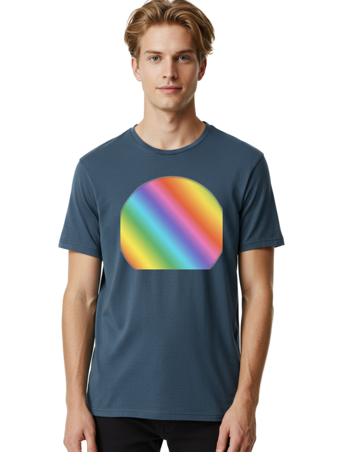 Rainbow-Orb Men'S Graphic Tee, 100% Cotton, Comfortable Casual Summer Wear, Machine Washable, Vintage Camera, Old Camera, Antique Camera, Black Camera, Classic Photography, Photography Equipment, Nostalgic Device, Film Camera, Camera Art Bah006