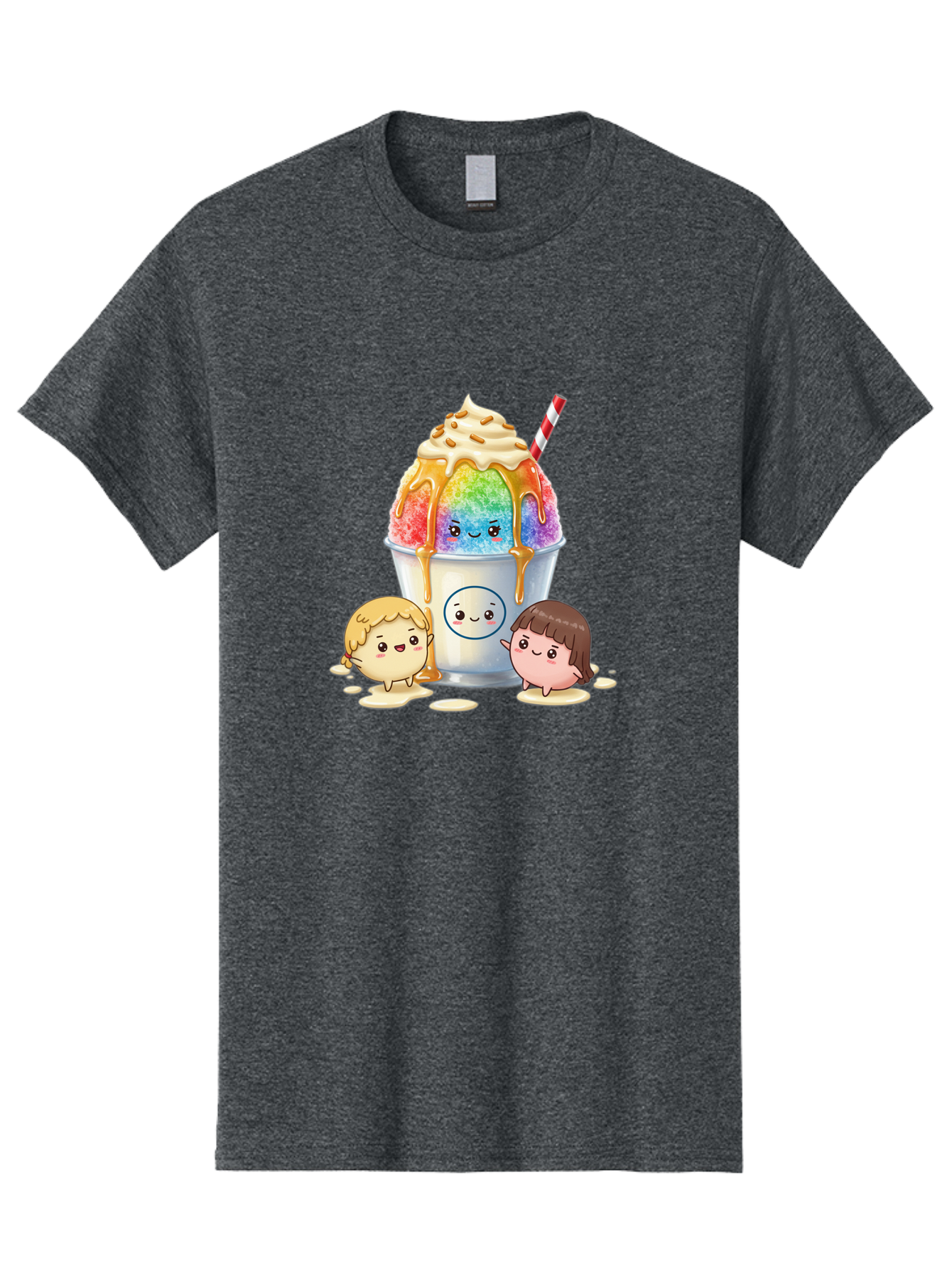 Rainbow-Shaved-Ice Men'S Graphic Tee, 100% Cotton, Comfortable Casual Summer Wear, Machine Washable, Vintage Camera, Old Camera, Antique Camera, Black Camera, Classic Photography, Photography Equipment, Nostalgic Device, Film Camera, Bah007