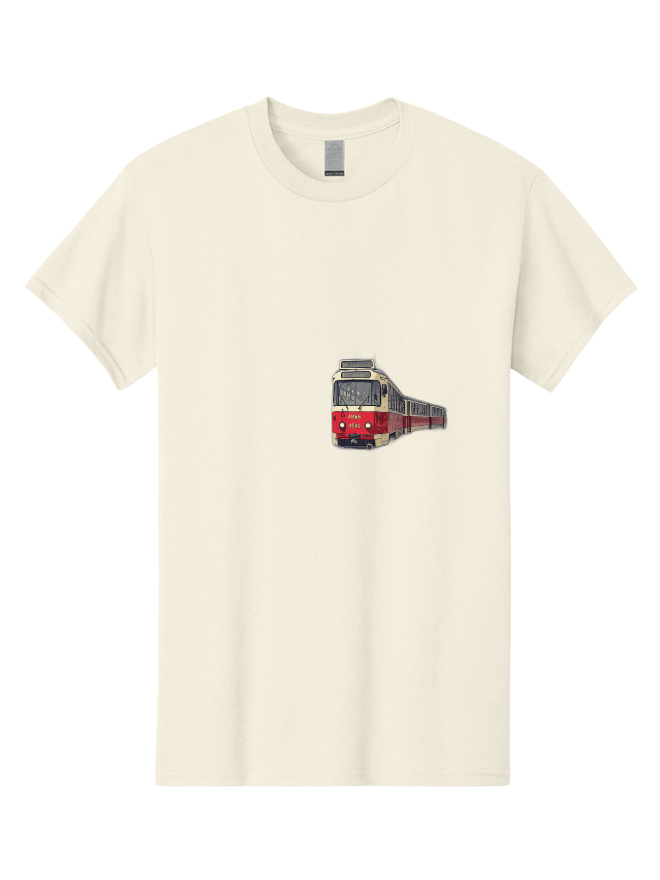 Red-And-White-Train-1536 Men'S Graphic Tee, 100% Cotton, Comfortable Casual Summer Wear, Machine Washable, Vintage Camera, Old Camera, Antique Camera, Black Camera, Classic Photography, Photography Equipment, Nostalgic Device, Film Camera, Bah014