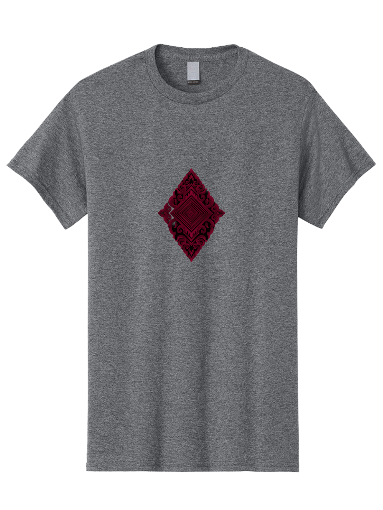 Red-Decorative-Diamond Men'S Graphic Tee, 100% Cotton, Comfortable Casual Summer Wear, Machine Washable, Vintage Camera, Old Camera, Antique Camera, Black Camera, Classic Photography, Photography Equipment, Nostalgic Device, Film Camera, Bah017