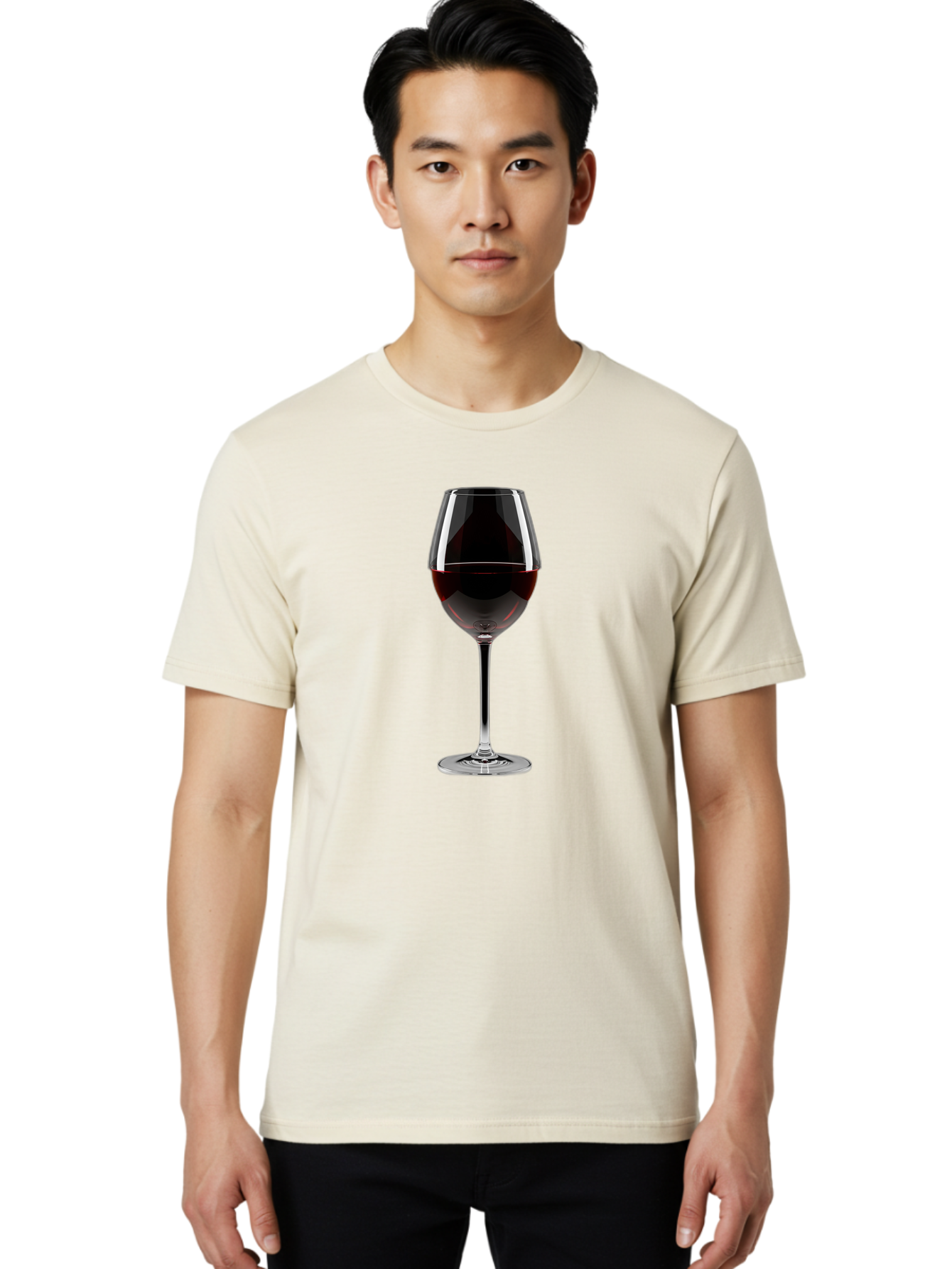 Red-Wine-Glass Men'S Graphic Tee, 100% Cotton, Comfortable Casual Summer Wear, Machine Washable, Vintage Camera, Old Camera, Antique Camera, Black Camera, Classic Photography, Photography Equipment, Nostalgic Device, Film Camera, Camera Art Bah024