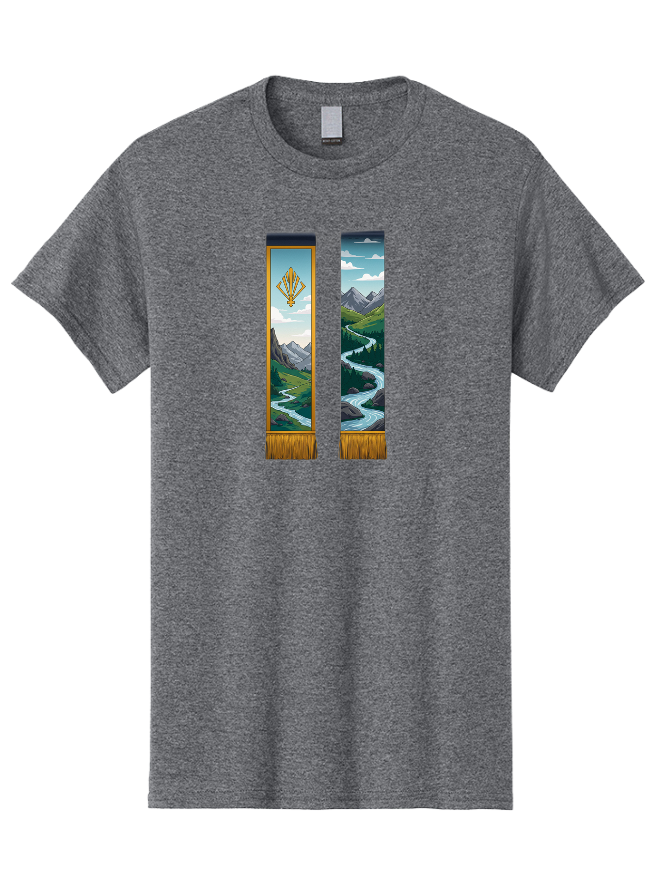 River-Landscape-Banners Men'S Graphic Tee, 100% Cotton, Comfortable Casual Summer Wear, Machine Washable, Vintage Camera, Old Camera, Antique Camera, Black Camera, Classic Photography, Photography Equipment, Nostalgic Device, Film Camera, Bah026