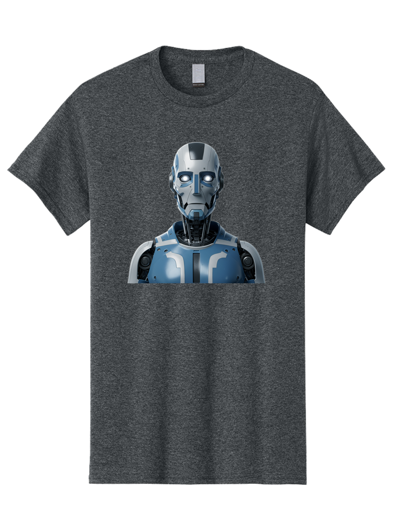 Robot-Bust Men'S Graphic Tee, 100% Cotton, Comfortable Casual Summer Wear, Machine Washable, Vintage Camera, Old Camera, Antique Camera, Black Camera, Classic Photography, Photography Equipment, Nostalgic Device, Film Camera, Camera Art Bah030
