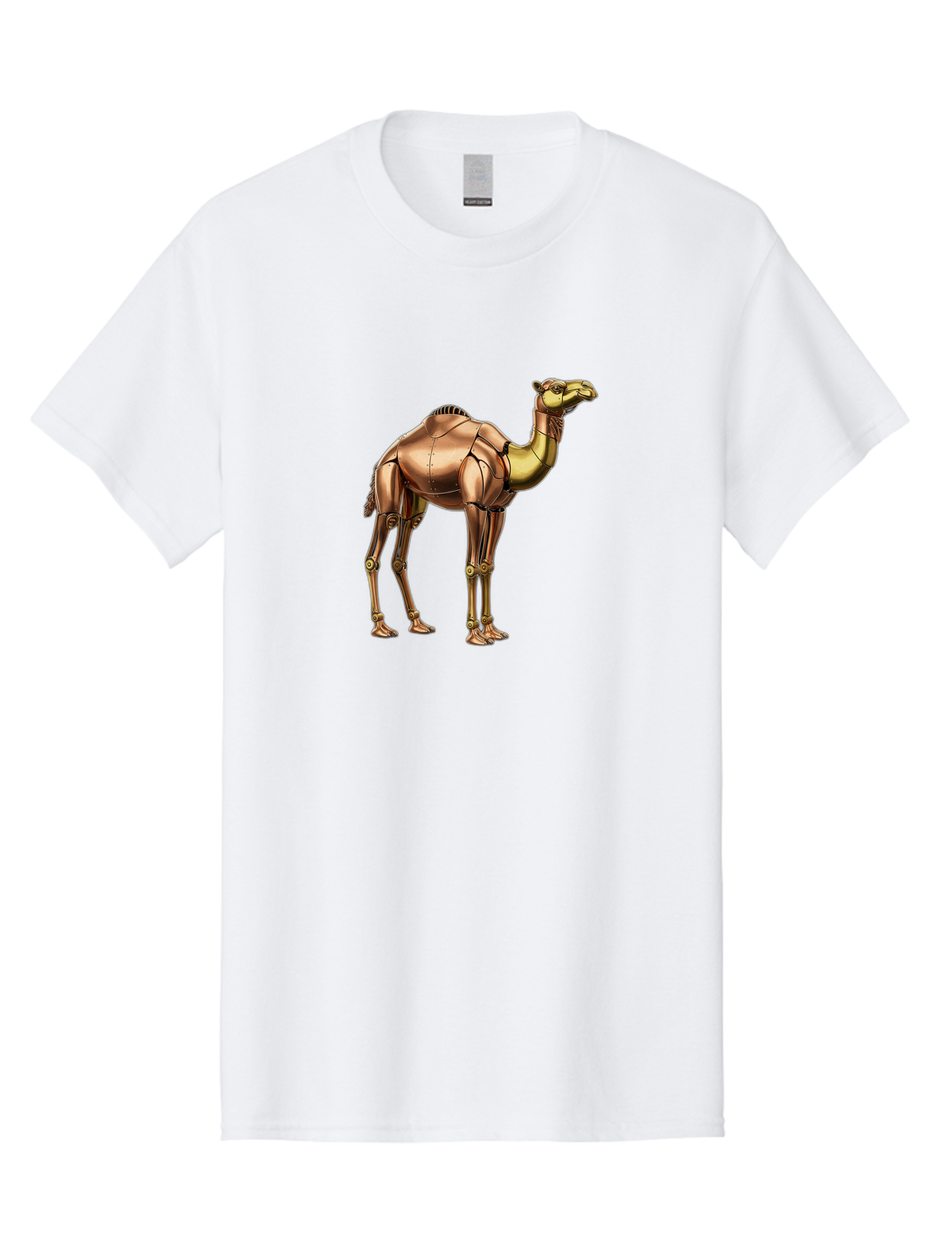 Robot-Camel Men'S Graphic Tee, 100% Cotton, Comfortable Casual Summer Wear, Machine Washable, Vintage Camera, Old Camera, Antique Camera, Black Camera, Classic Photography, Photography Equipment, Nostalgic Device, Film Camera, Camera Art Bah031