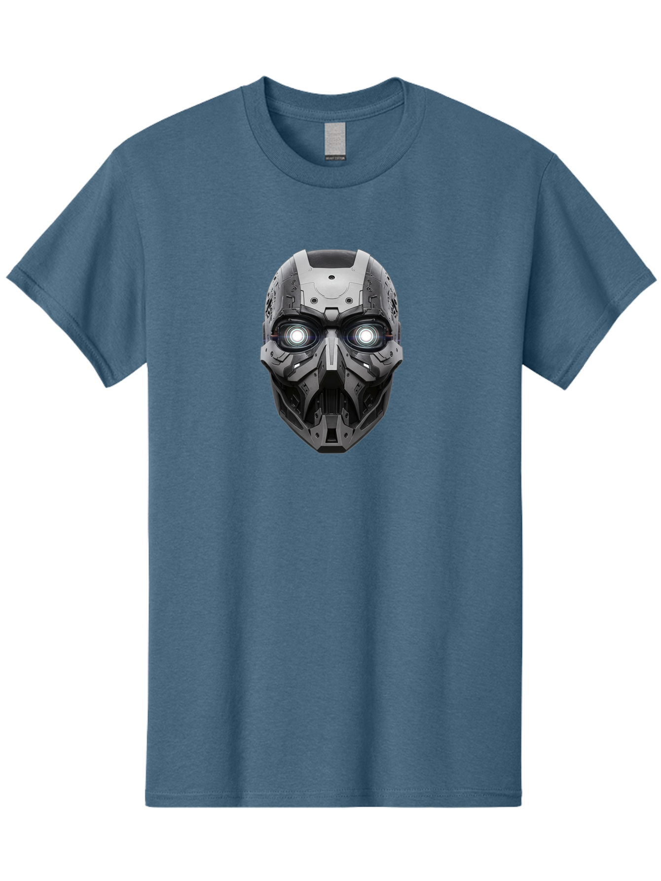 Robot-Face Men'S Graphic Tee, 100% Cotton, Comfortable Casual Summer Wear, Machine Washable, Vintage Camera, Old Camera, Antique Camera, Black Camera, Classic Photography, Photography Equipment, Nostalgic Device, Film Camera, Camera Art Bah032