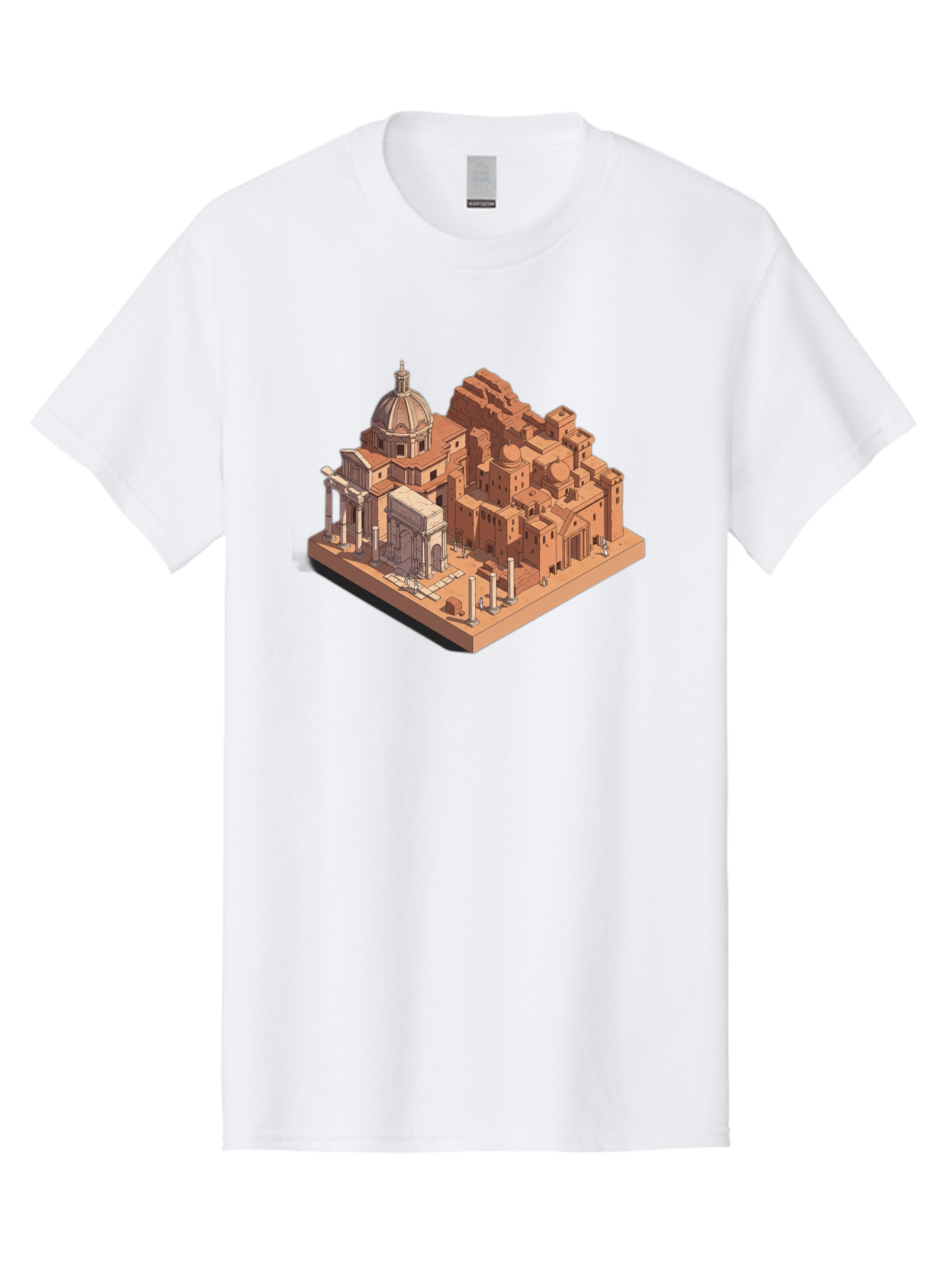 Roman-Ruins Men'S Graphic Tee, 100% Cotton, Comfortable Casual Summer Wear, Machine Washable, Vintage Camera, Old Camera, Antique Camera, Black Camera, Classic Photography, Photography Equipment, Nostalgic Device, Film Camera, Camera Art Bah038