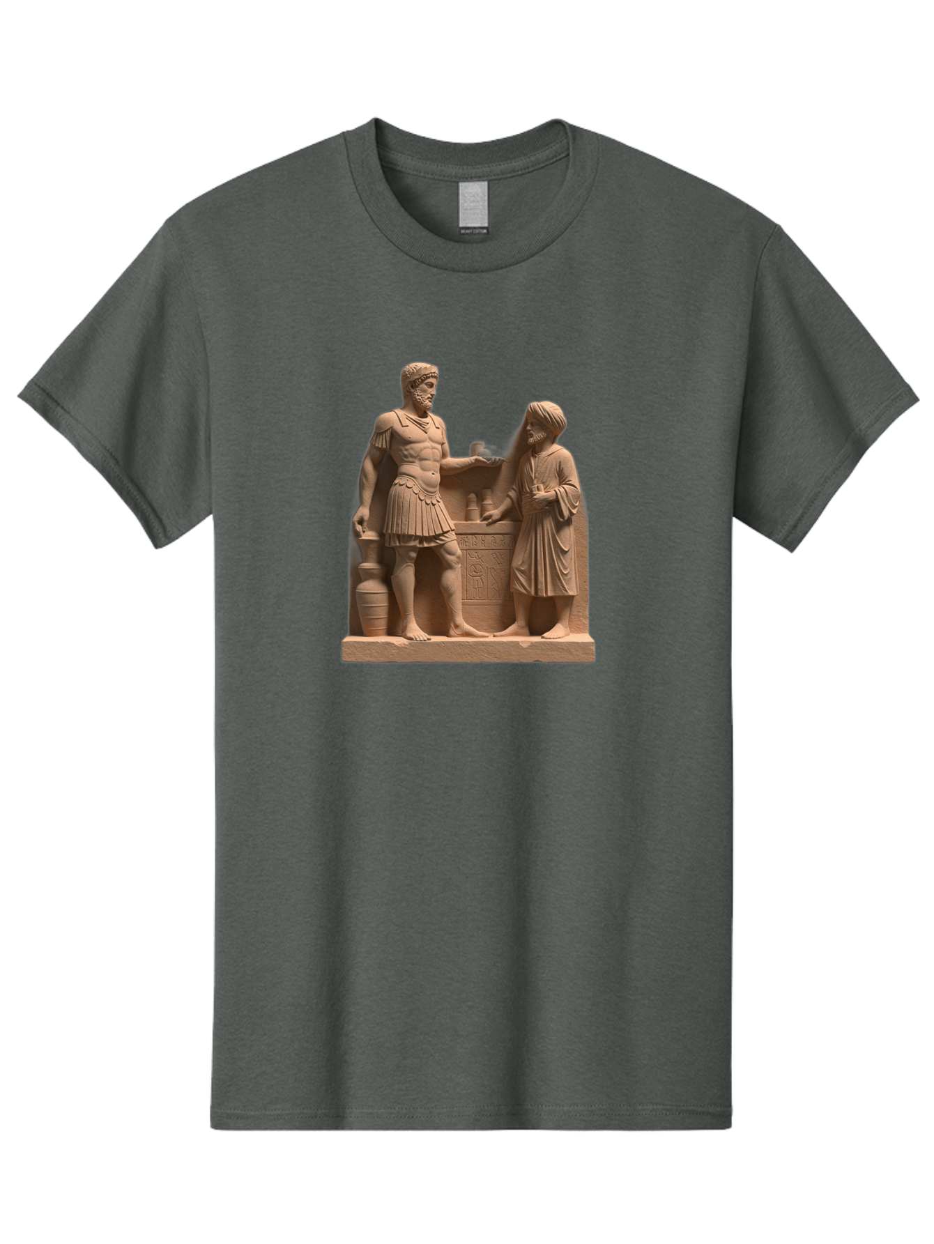 Roman-Soldier-And-Servant Men'S Graphic Tee, 100% Cotton, Comfortable Casual Summer Wear, Machine Washable, Vintage Camera, Old Camera, Antique Camera, Black Camera, Classic Photography, Photography Equipment, Nostalgic Device, Film Camera, Bah039