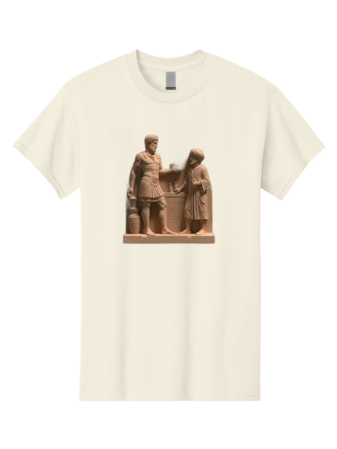 Roman-Soldier-And-Servant Men'S Graphic Tee, 100% Cotton, Comfortable Casual Summer Wear, Machine Washable, Vintage Camera, Old Camera, Antique Camera, Black Camera, Classic Photography, Photography Equipment, Nostalgic Device, Film Camera, Bah039