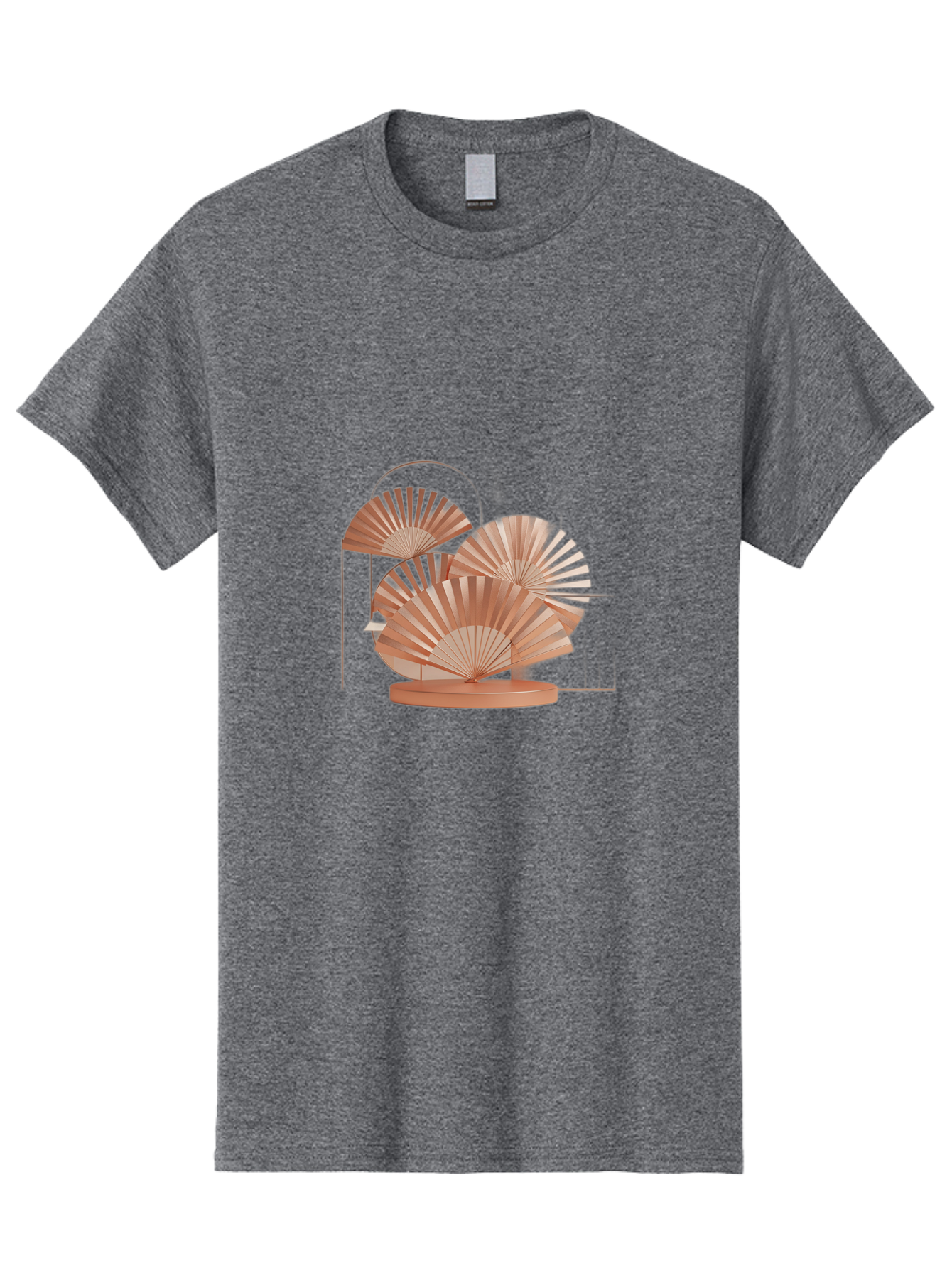 Rose-Gold-Folding-Fans Men'S Graphic Tee, 100% Cotton, Comfortable Casual Summer Wear, Machine Washable, Vintage Camera, Old Camera, Antique Camera, Black Camera, Classic Photography, Photography Equipment, Nostalgic Device, Film Camera, Bah042