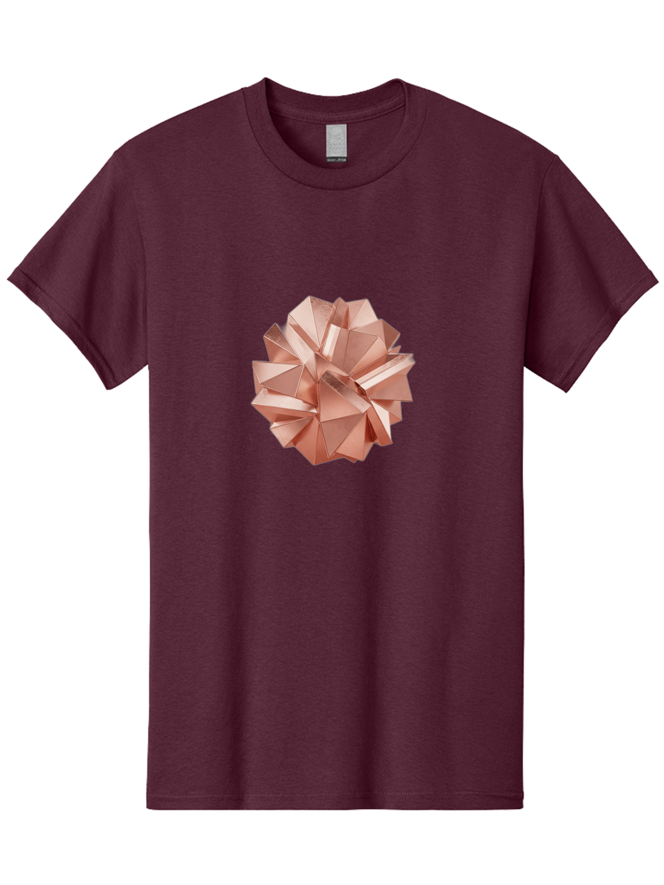 Rose-Gold-Origami-Ball Men'S Graphic Tee, 100% Cotton, Comfortable Casual Summer Wear, Machine Washable, Vintage Camera, Old Camera, Antique Camera, Black Camera, Classic Photography, Photography Equipment, Nostalgic Device, Film Camera, Bah043