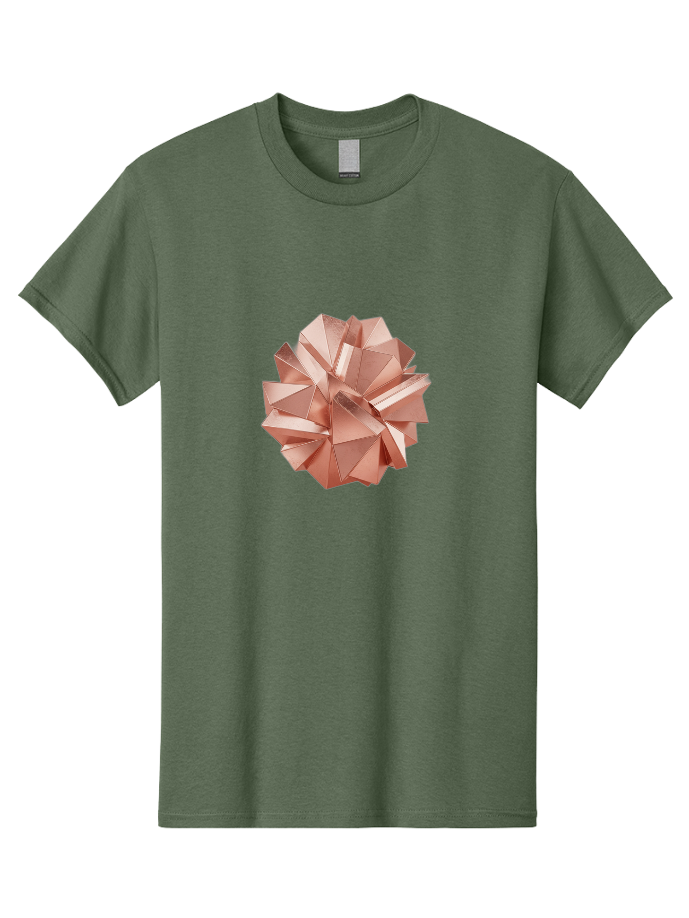 Rose-Gold-Origami-Ball Men'S Graphic Tee, 100% Cotton, Comfortable Casual Summer Wear, Machine Washable, Vintage Camera, Old Camera, Antique Camera, Black Camera, Classic Photography, Photography Equipment, Nostalgic Device, Film Camera, Bah043