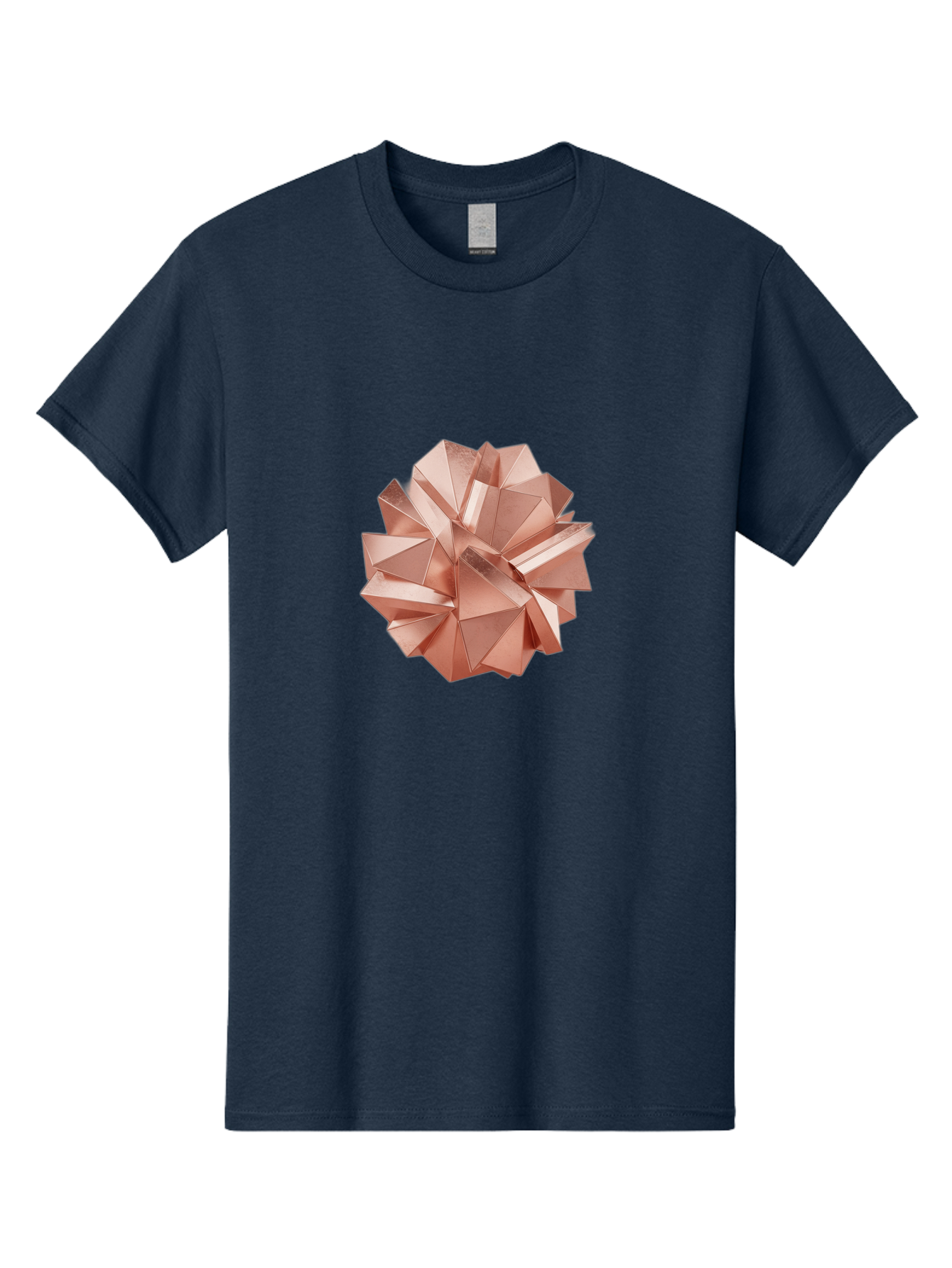 Rose-Gold-Origami-Ball Men'S Graphic Tee, 100% Cotton, Comfortable Casual Summer Wear, Machine Washable, Vintage Camera, Old Camera, Antique Camera, Black Camera, Classic Photography, Photography Equipment, Nostalgic Device, Film Camera, Bah043
