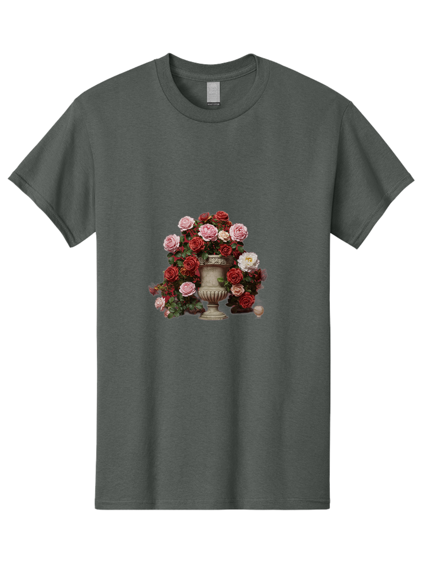 Roses-In-Vase Men'S Graphic Tee, 100% Cotton, Comfortable Casual Summer Wear, Machine Washable, Vintage Camera, Old Camera, Antique Camera, Black Camera, Classic Photography, Photography Equipment, Nostalgic Device, Film Camera, Camera Art Bah047