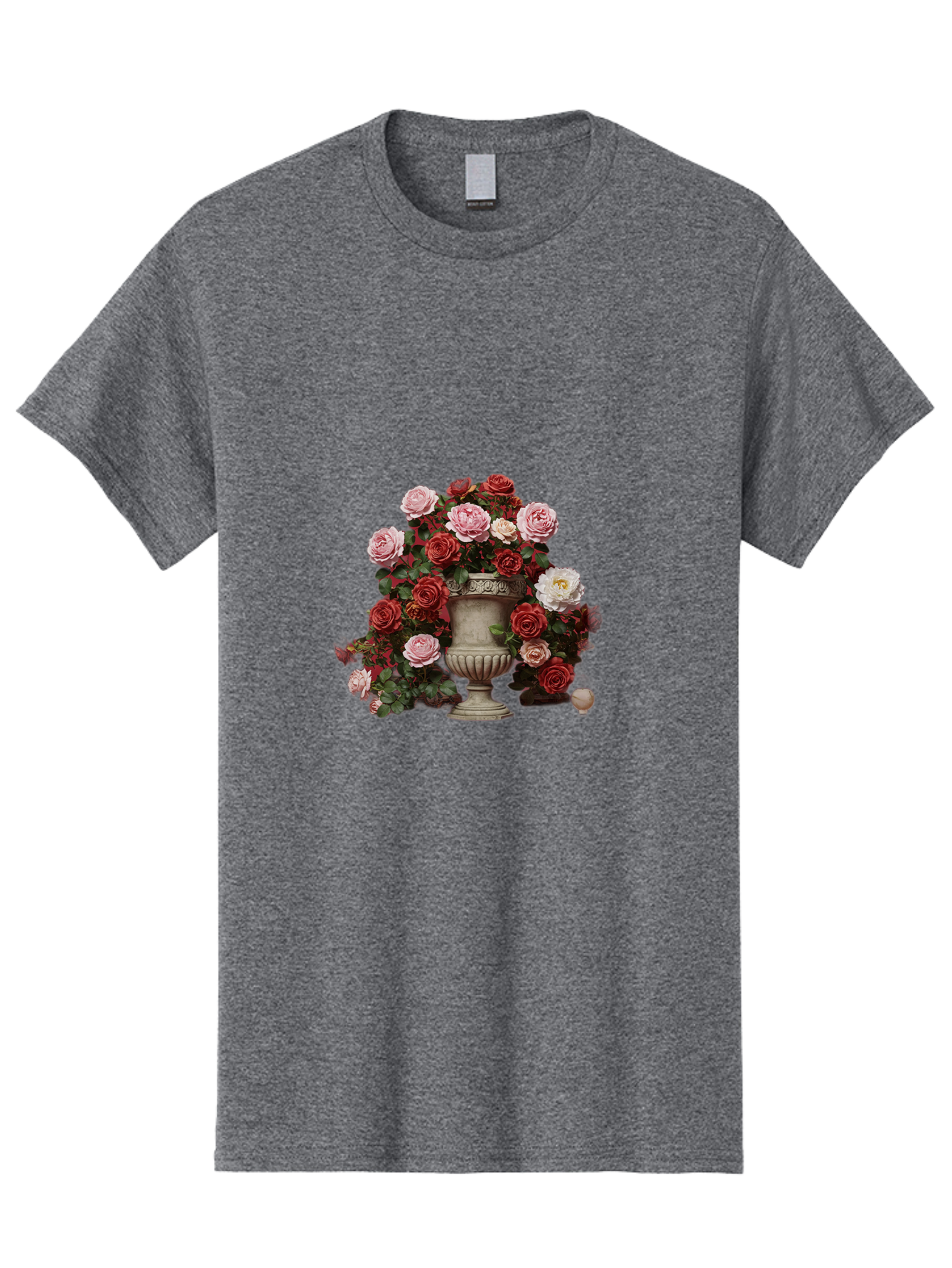 Roses-In-Vase Men'S Graphic Tee, 100% Cotton, Comfortable Casual Summer Wear, Machine Washable, Vintage Camera, Old Camera, Antique Camera, Black Camera, Classic Photography, Photography Equipment, Nostalgic Device, Film Camera, Camera Art Bah047
