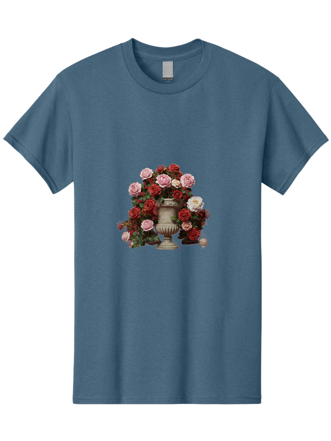 Roses-In-Vase Men'S Graphic Tee, 100% Cotton, Comfortable Casual Summer Wear, Machine Washable, Vintage Camera, Old Camera, Antique Camera, Black Camera, Classic Photography, Photography Equipment, Nostalgic Device, Film Camera, Camera Art Bah047