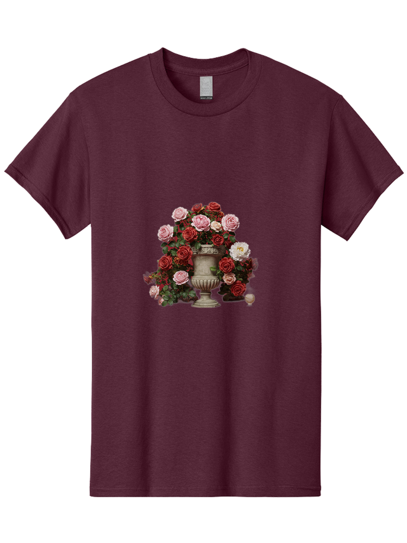 Roses-In-Vase Men'S Graphic Tee, 100% Cotton, Comfortable Casual Summer Wear, Machine Washable, Vintage Camera, Old Camera, Antique Camera, Black Camera, Classic Photography, Photography Equipment, Nostalgic Device, Film Camera, Camera Art Bah047