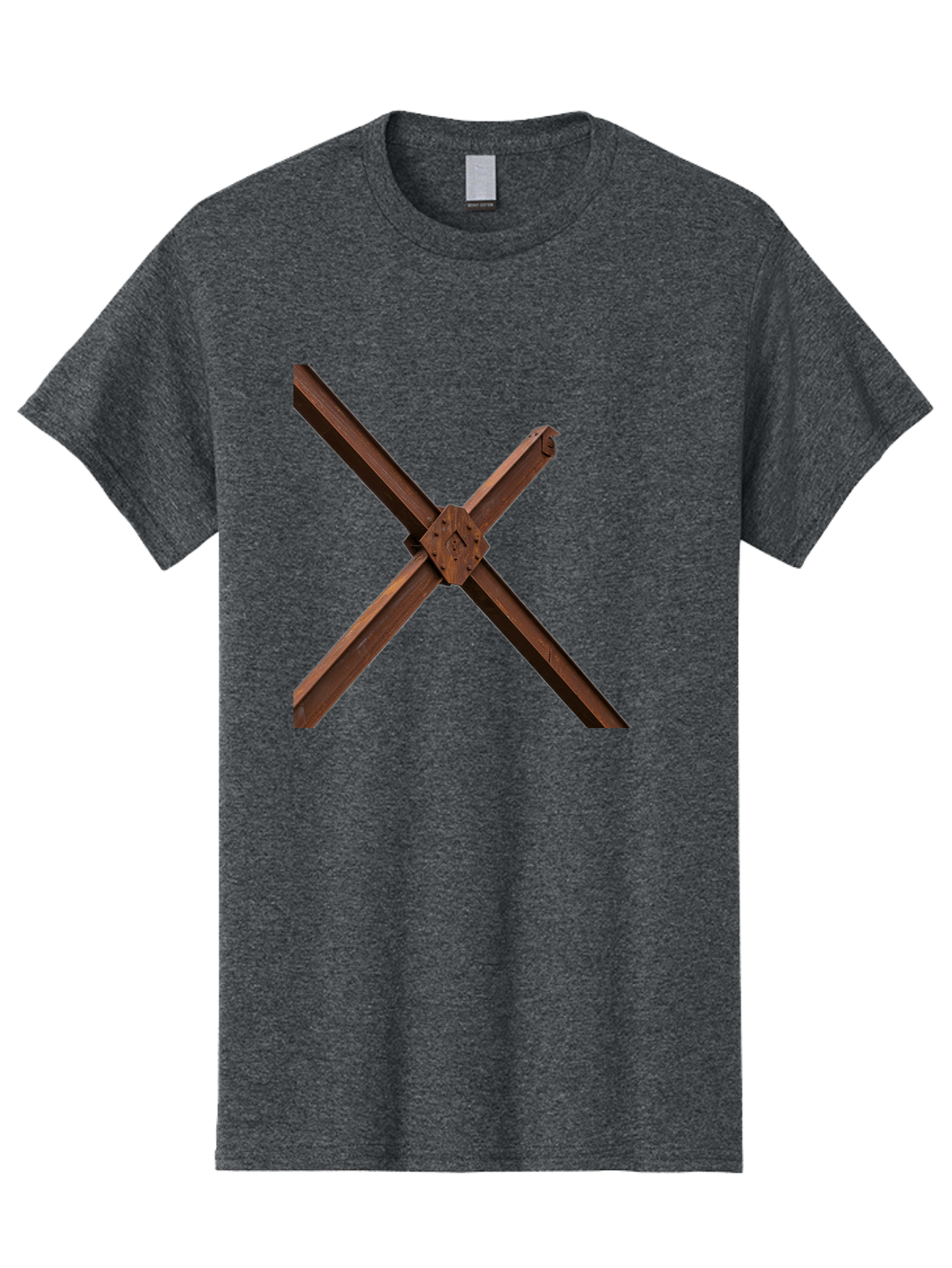 Rustic-Metal-Beams Men'S Graphic Tee, 100% Cotton, Comfortable Casual Summer Wear, Machine Washable, Vintage Camera, Old Camera, Antique Camera, Black Camera, Classic Photography, Photography Equipment, Nostalgic Device, Film Camera, Bah050