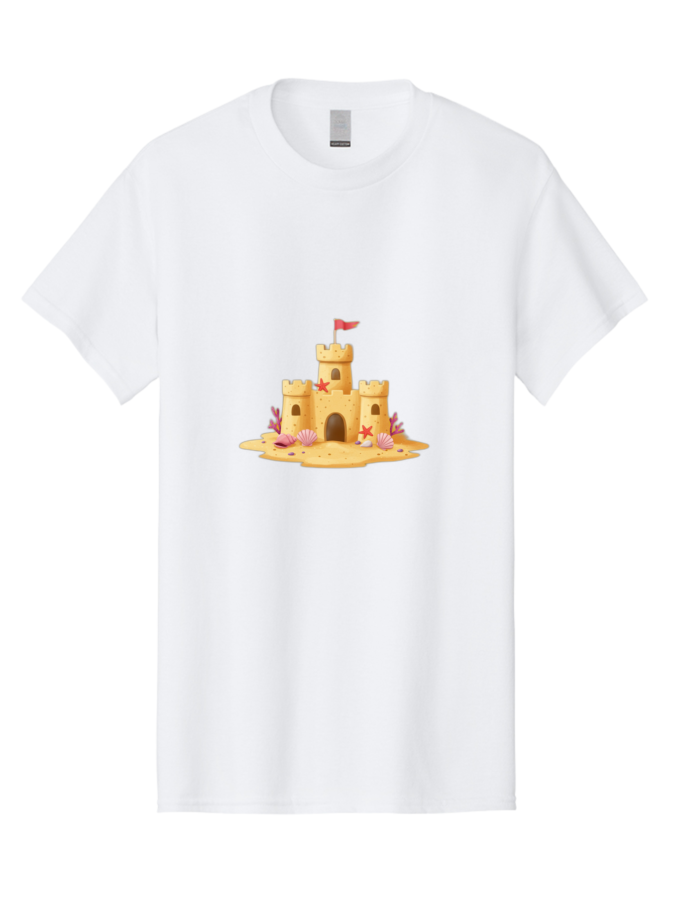 Sandcastle Men'S Graphic Tee, 100% Cotton, Comfortable Casual Summer Wear, Machine Washable, Vintage Camera, Old Camera, Antique Camera, Black Camera, Classic Photography, Photography Equipment, Nostalgic Device, Film Camera, Camera Art Bah064